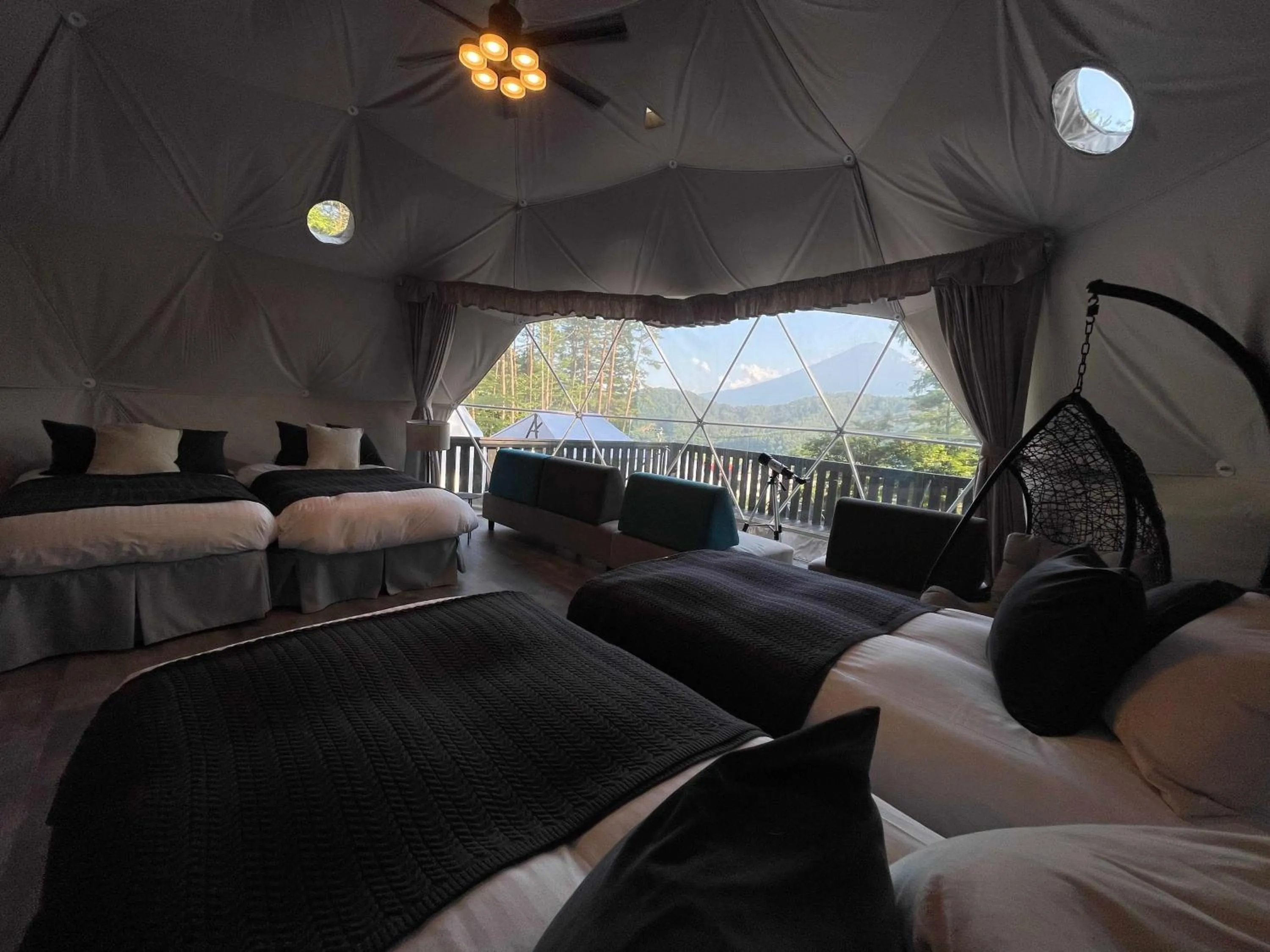 Bed in TOCORO. Mt.Fuji CAMP&GLAMPING