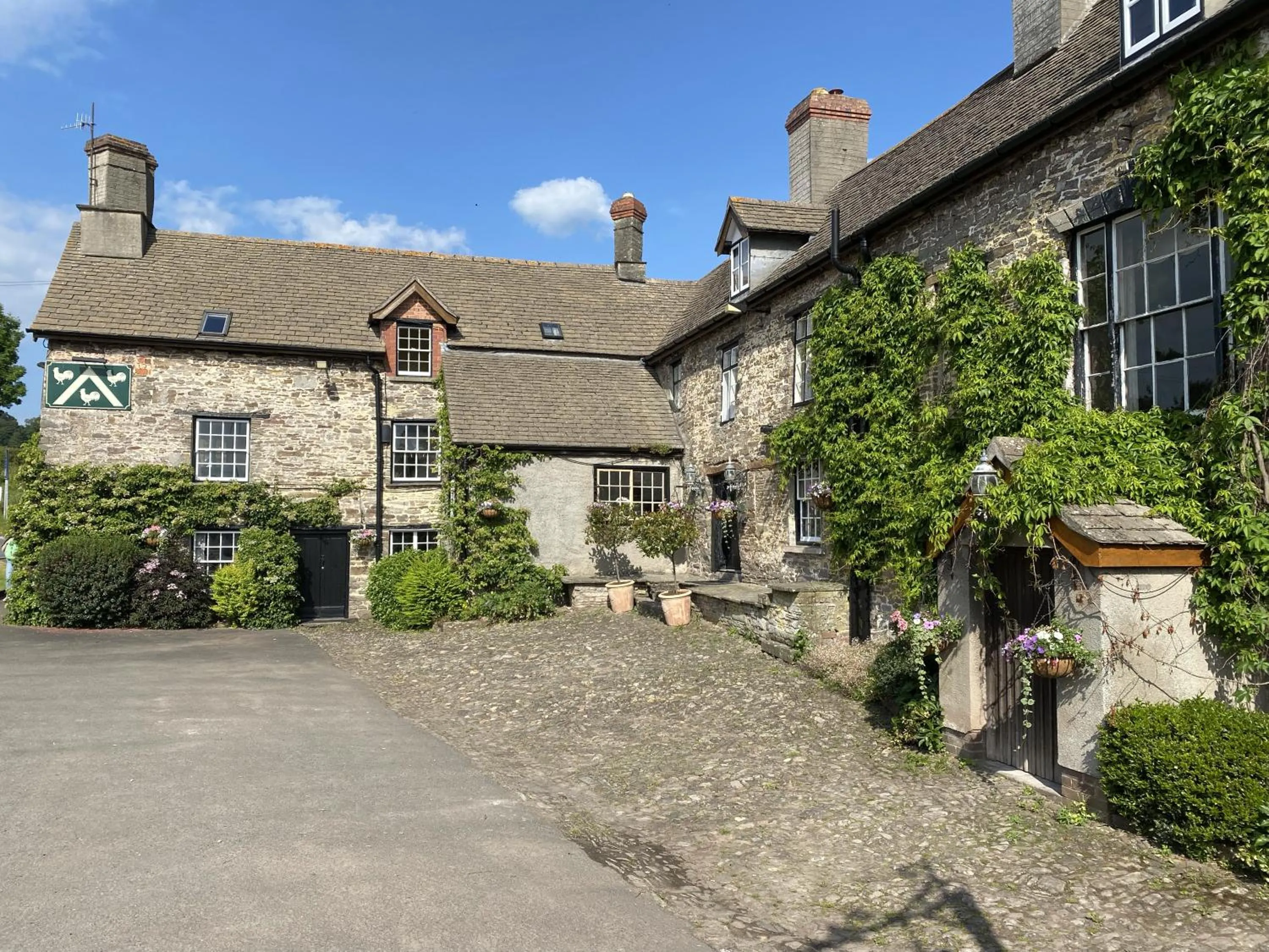 Property building in Three Cocks Hotel