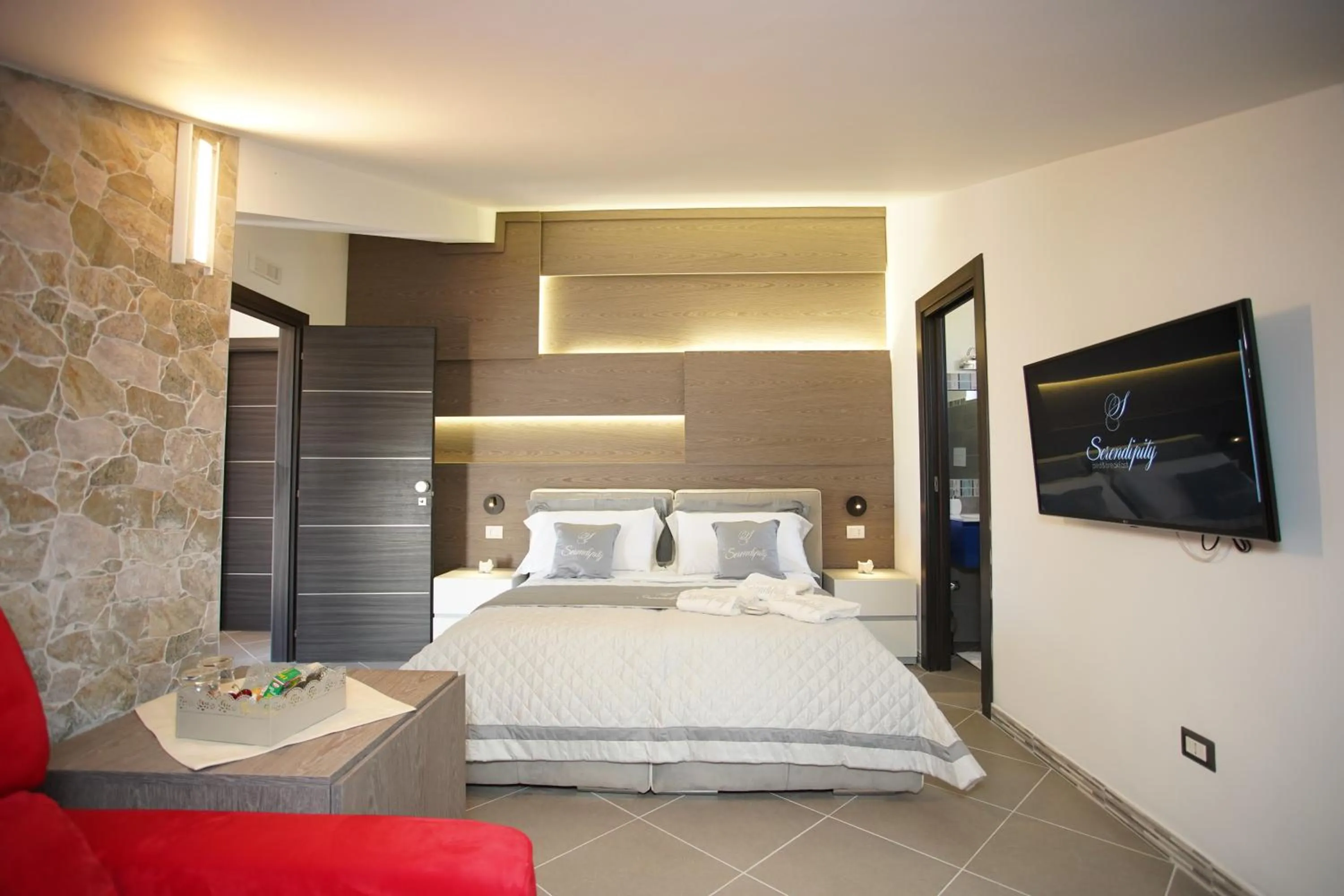 Bed in Serendipity B&B