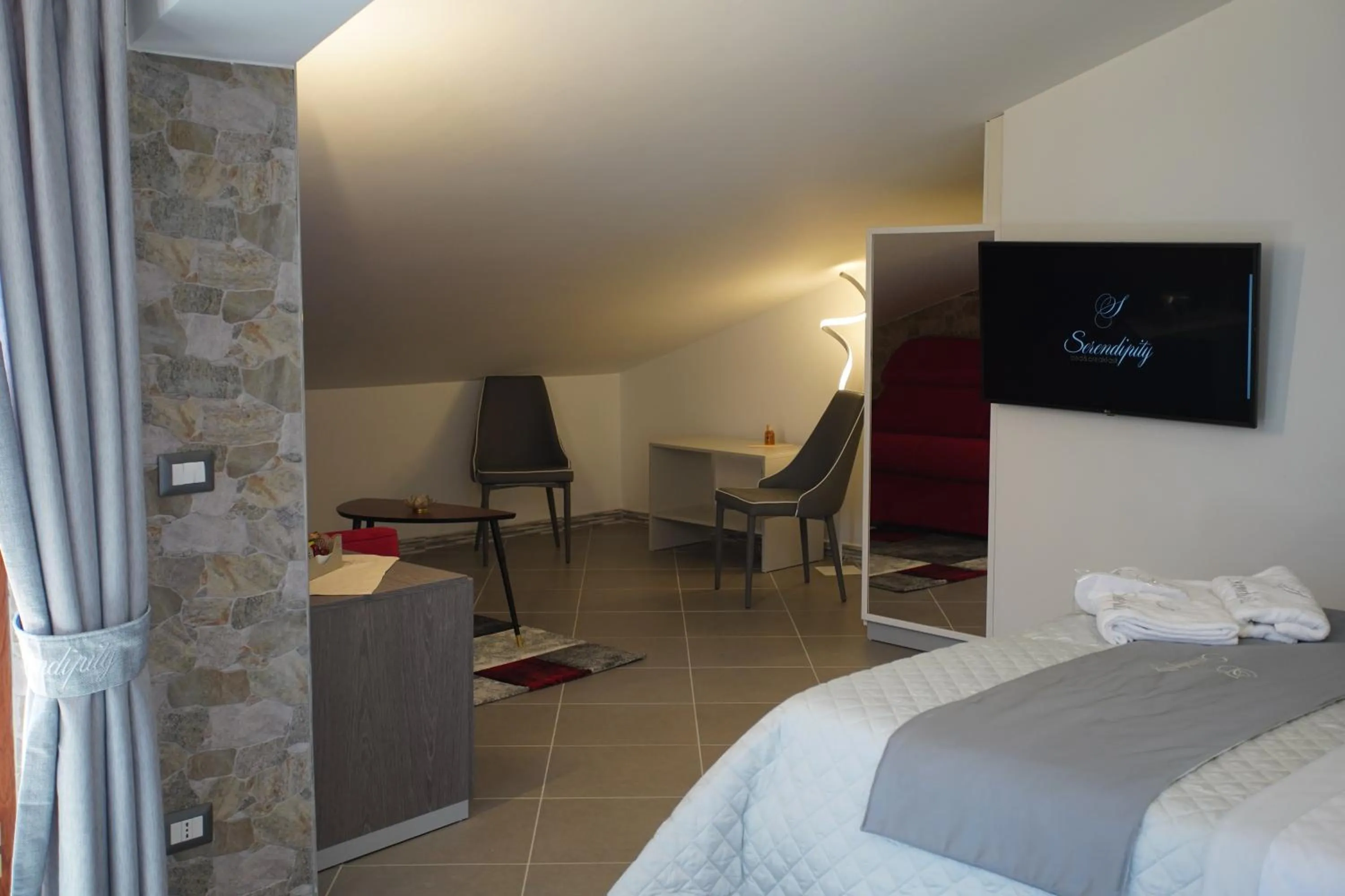 Bed in Serendipity B&B