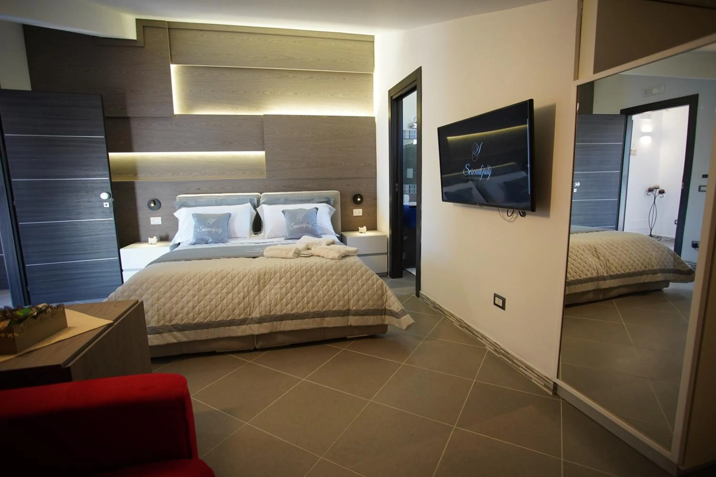 Bed in Serendipity B&B