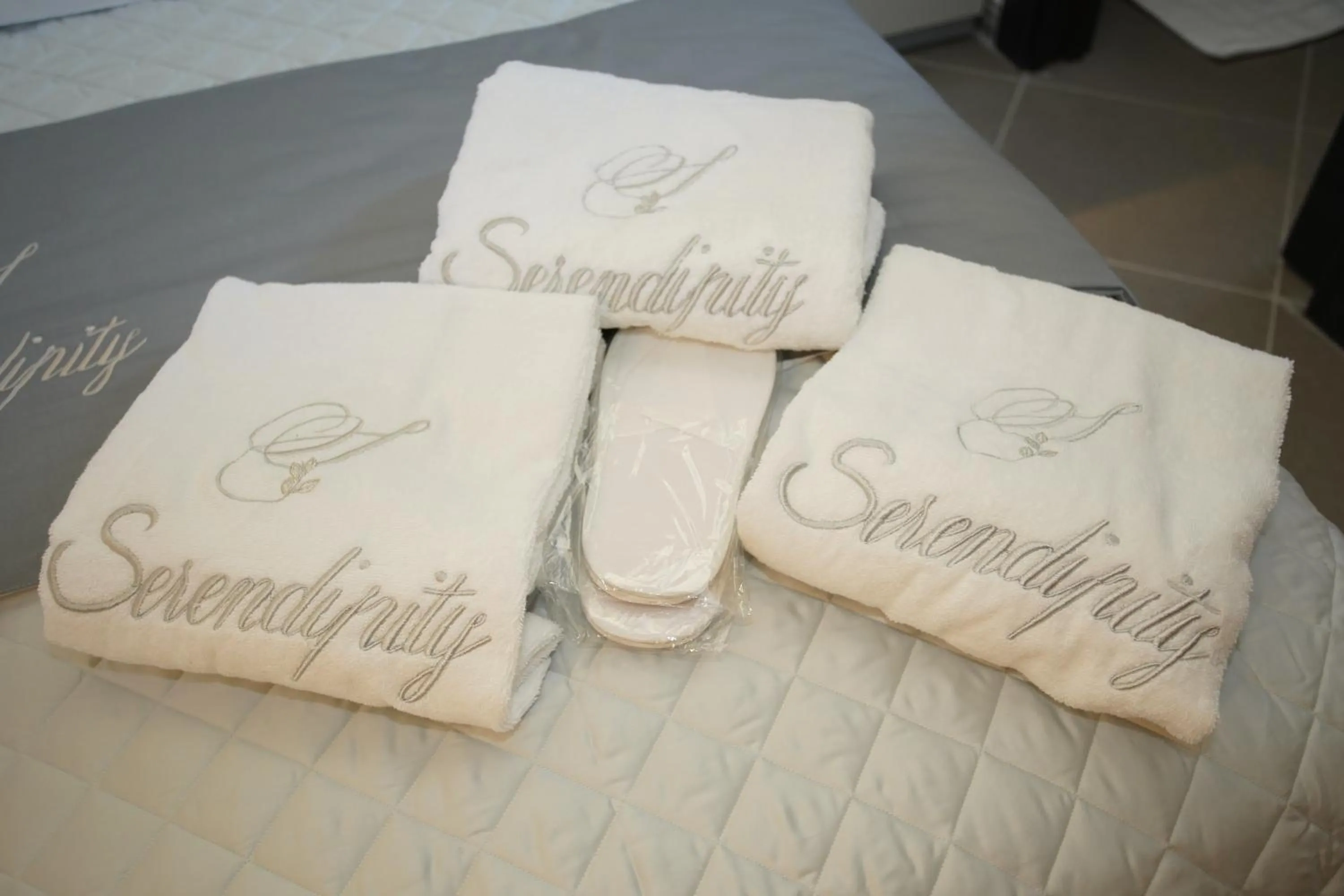 Bed in Serendipity B&B