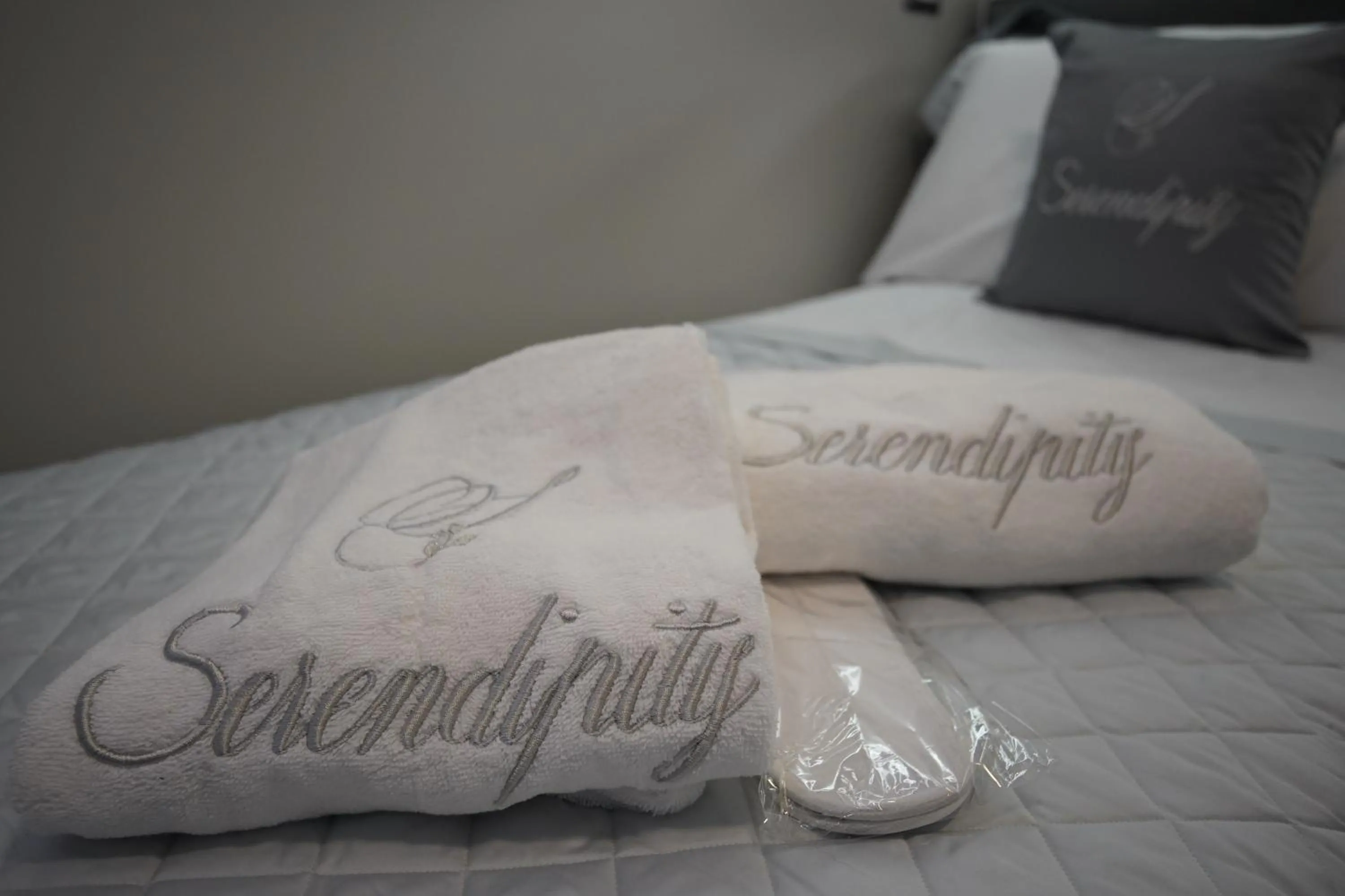 Bed in Serendipity B&B