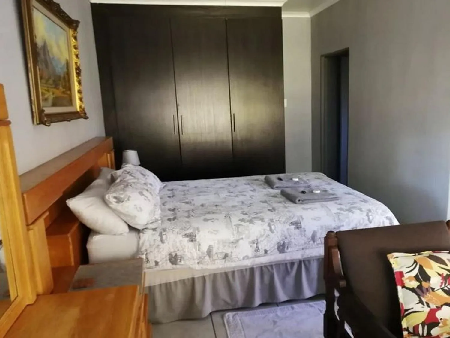 Bed in Wildebeespan Bed and Breakfast