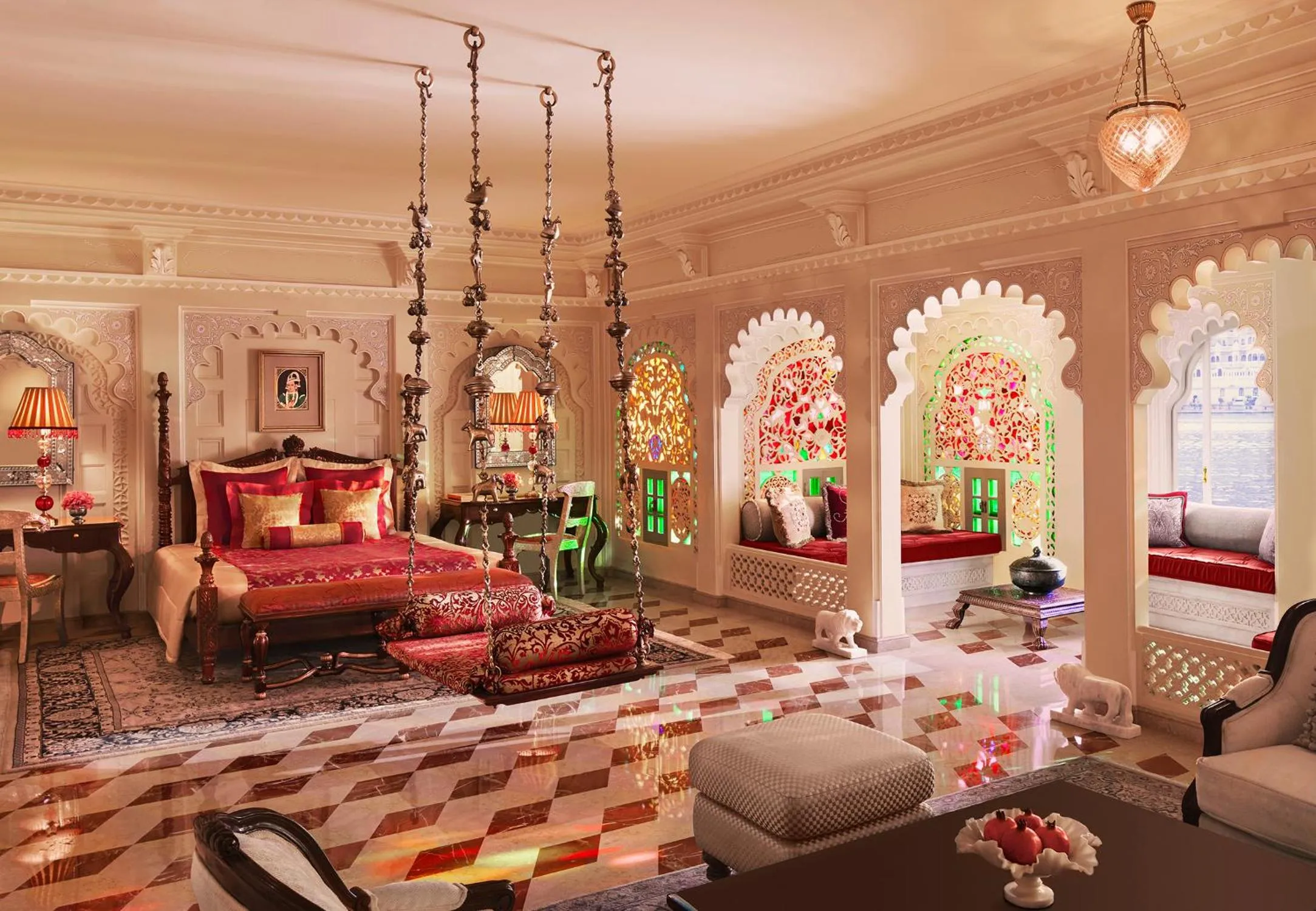 Bedroom in Taj Lake Palace Udaipur