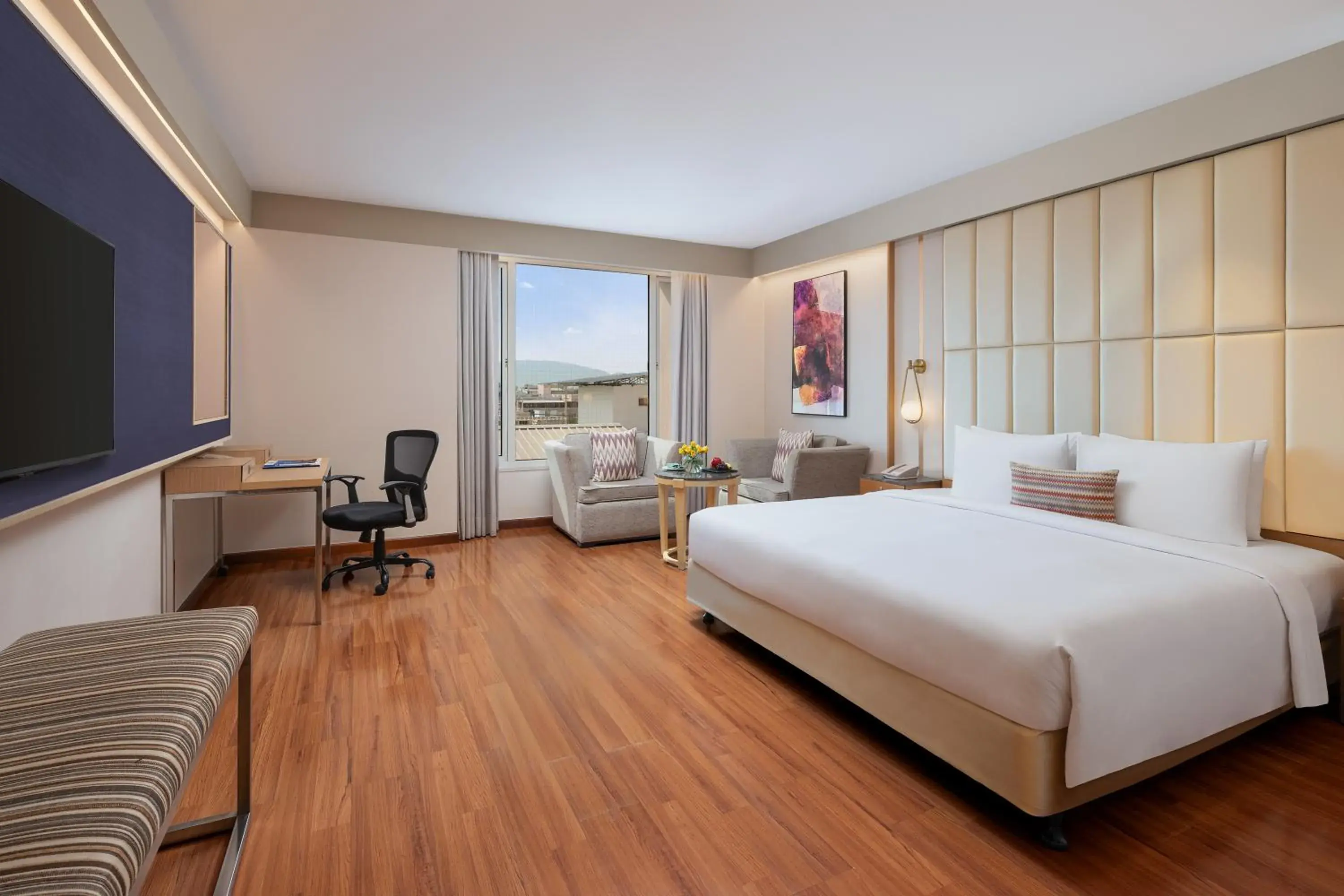 Deluxe Room King Bed in Vivanta Vijayawada, MG Road Deluxe Room King Bed in Vivanta Vijayawada, MG Road