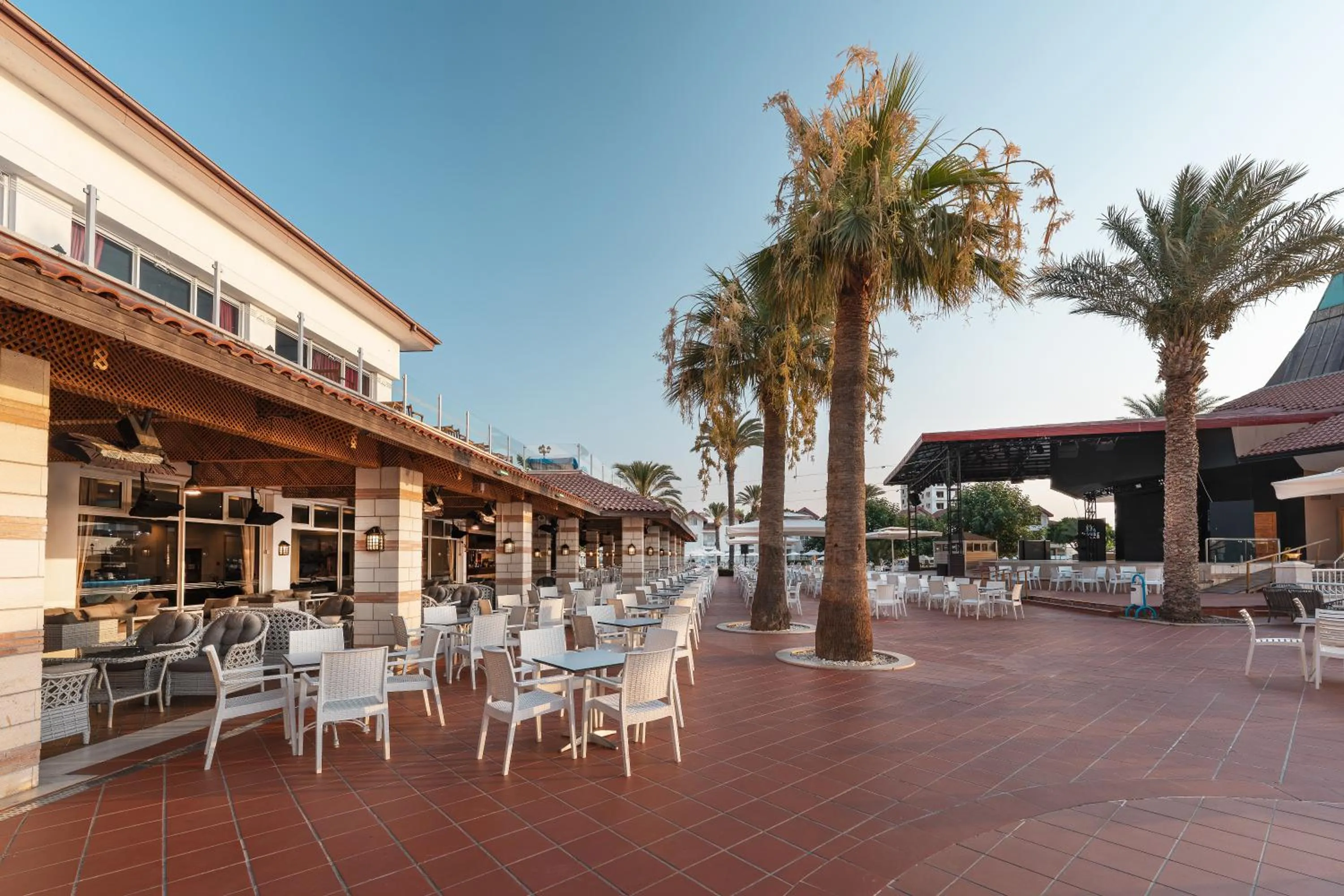 Patio in Salamis Bay Conti Hotel Resort & SPA & Casino