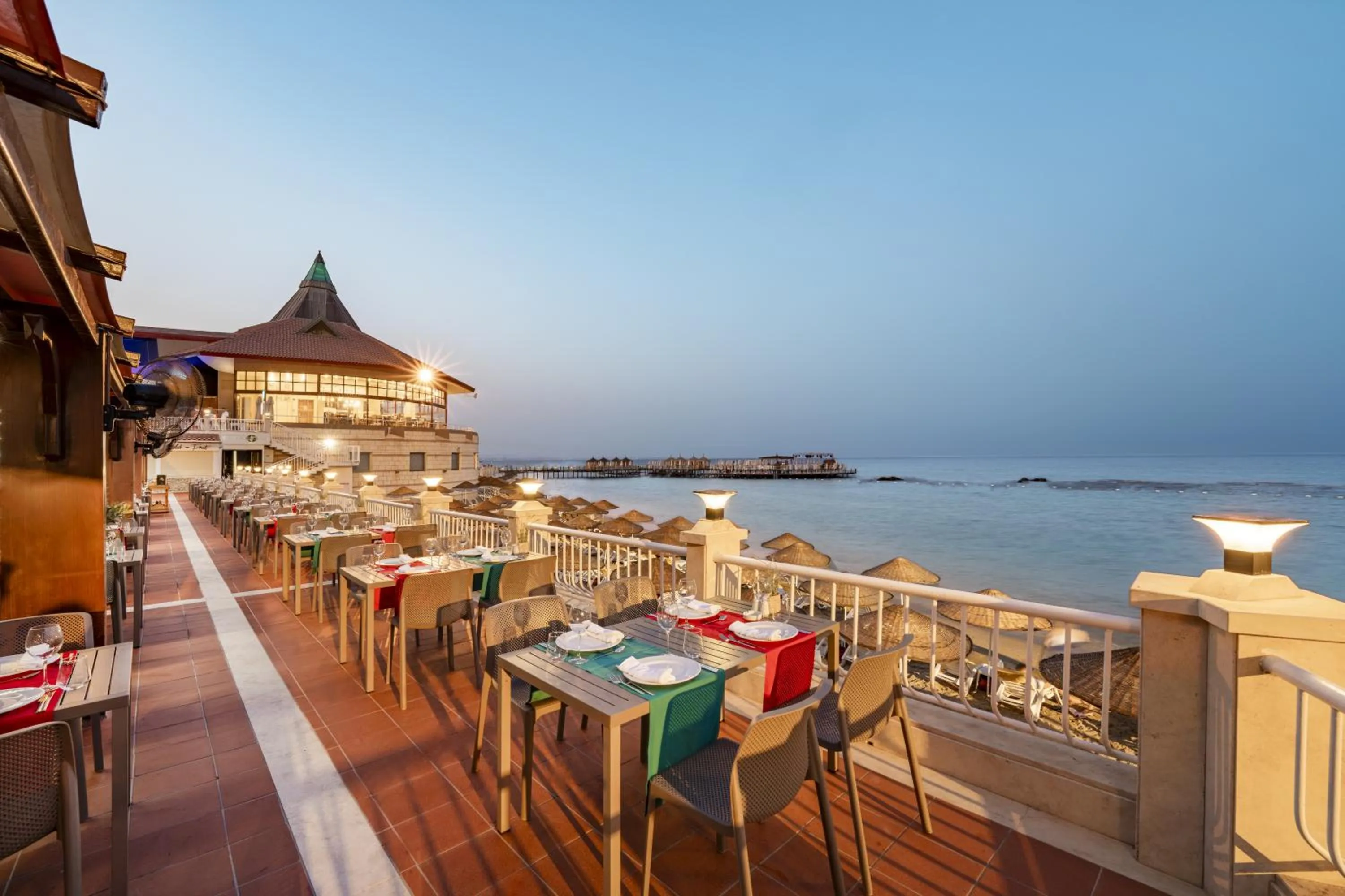 Patio in Salamis Bay Conti Hotel Resort & SPA & Casino