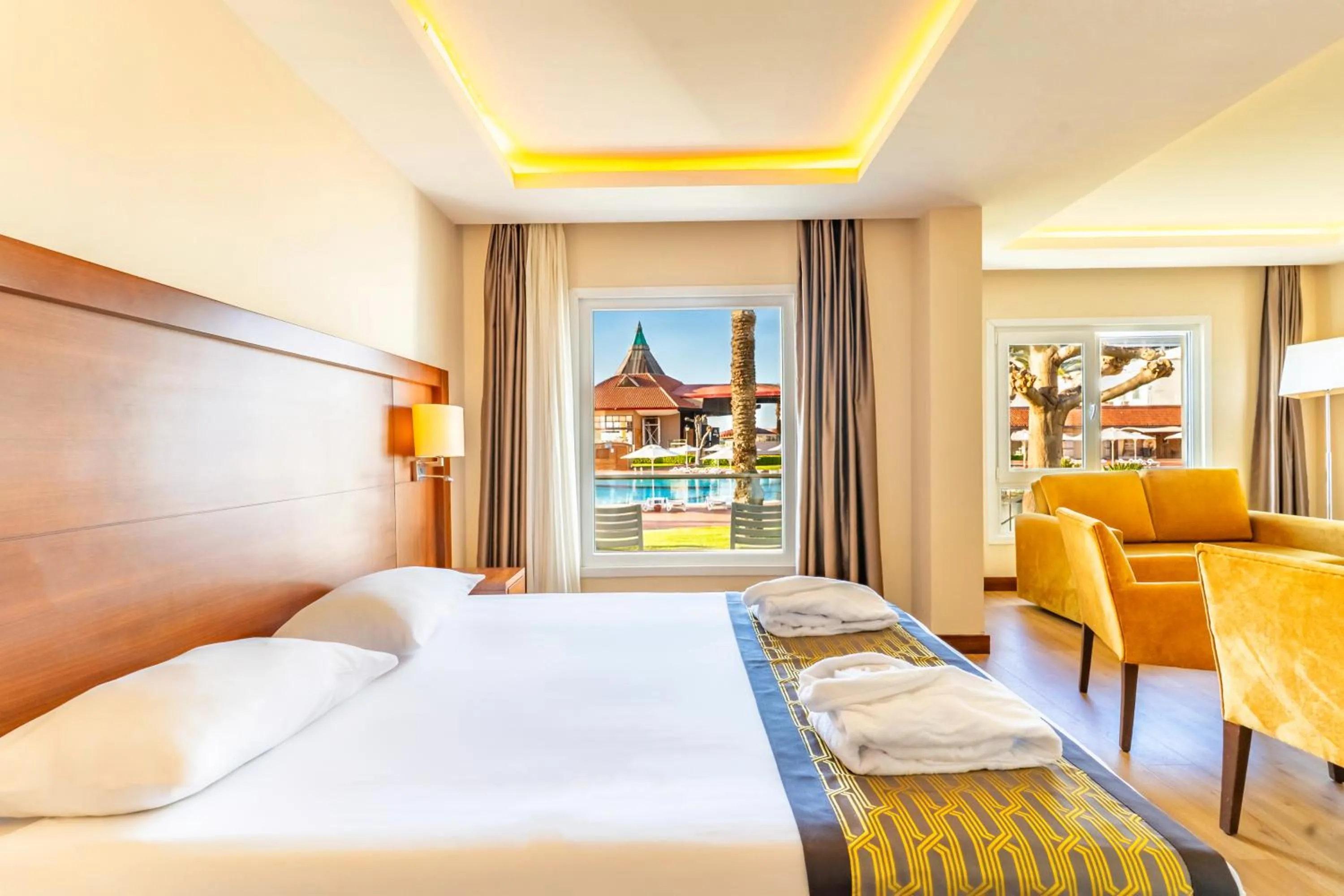 Bed in Salamis Bay Conti Hotel Resort & SPA & Casino