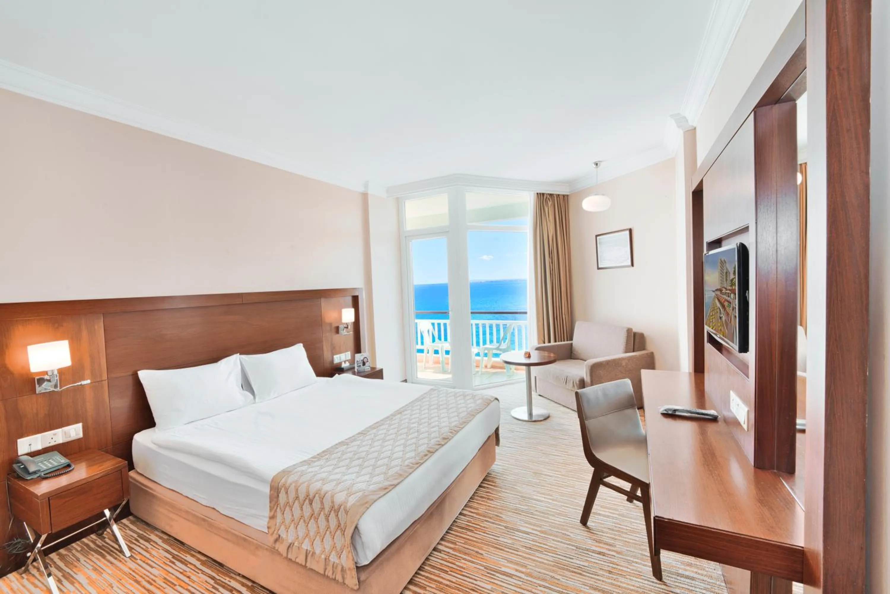Deluxe Double Room with Sea View - single occupancy in Salamis Bay Conti Hotel Resort & SPA & Casino