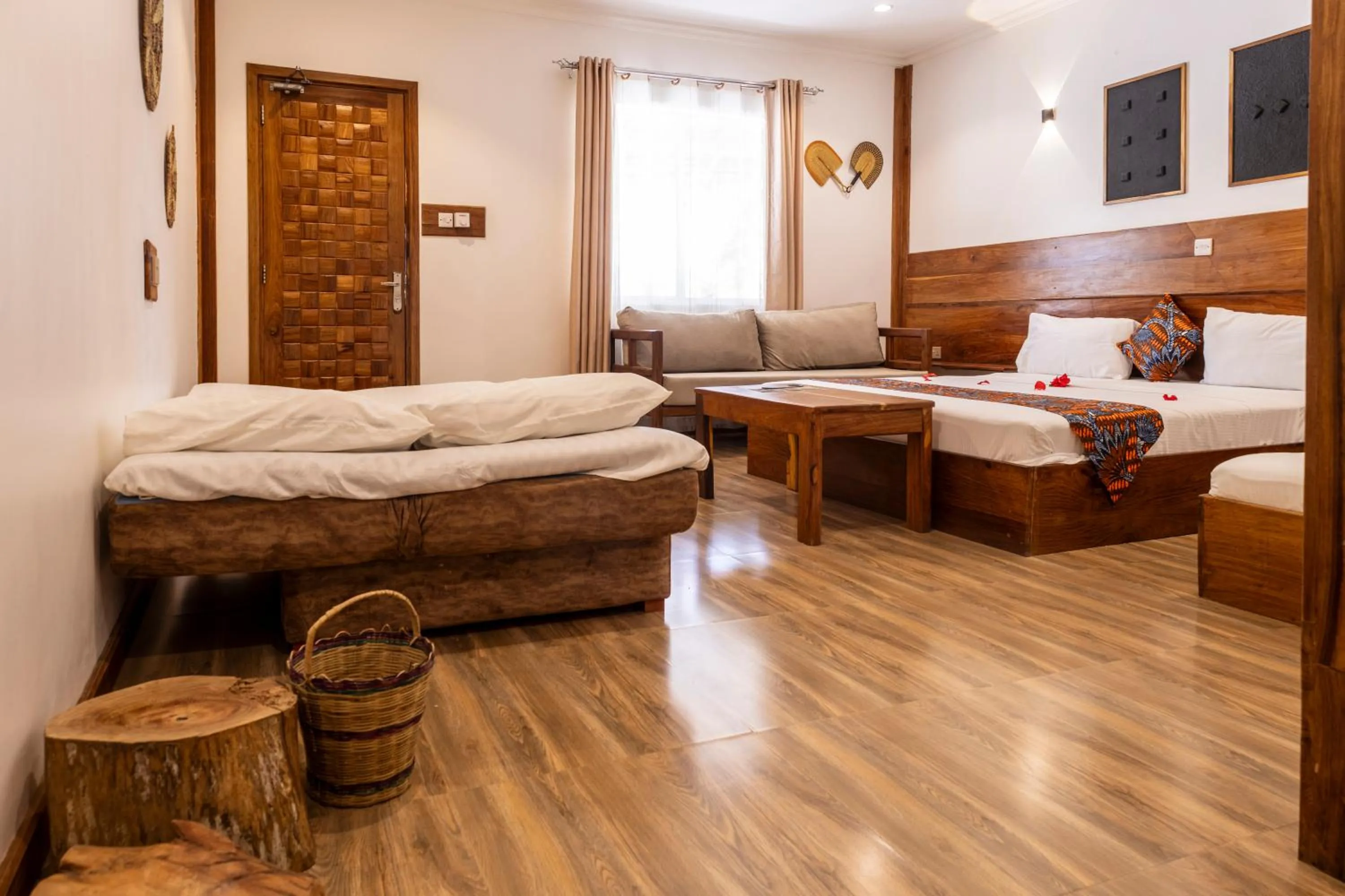 Bed in Mem Luxury Apartments and Hotel