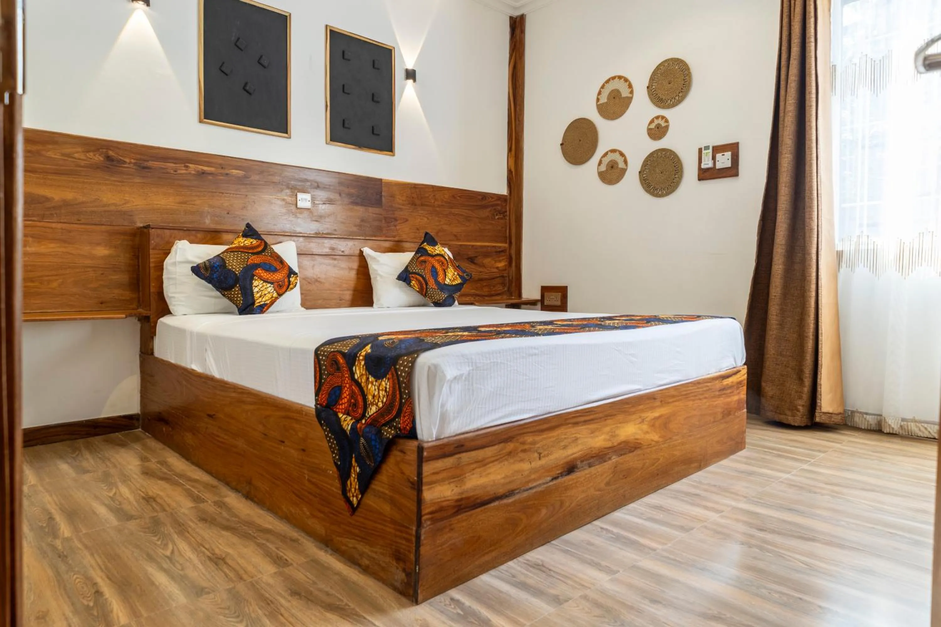 Bed in Mem Luxury Apartments and Hotel