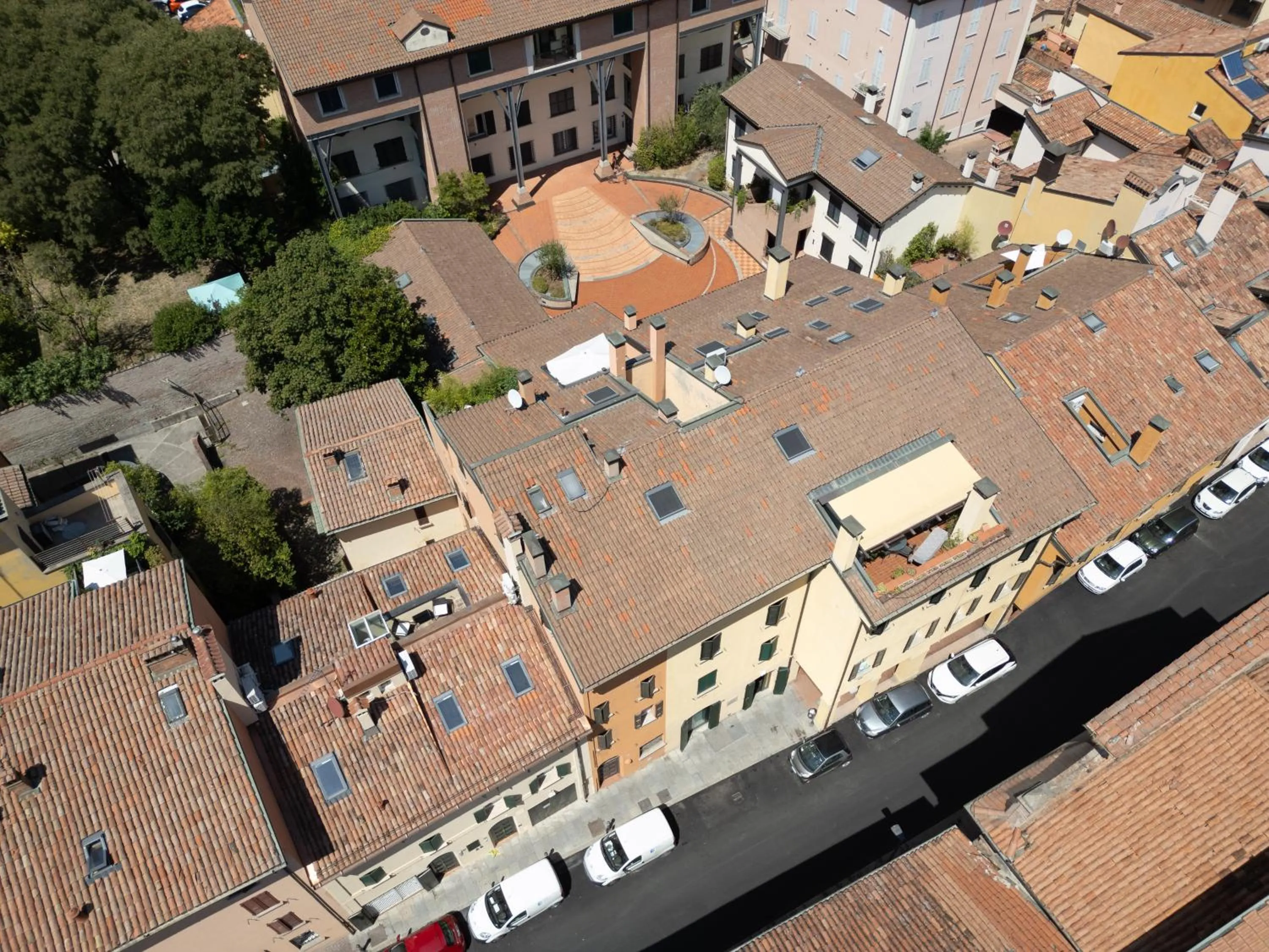 Bird's eye view in BolognaRoomscom - Frassinago Deluxe