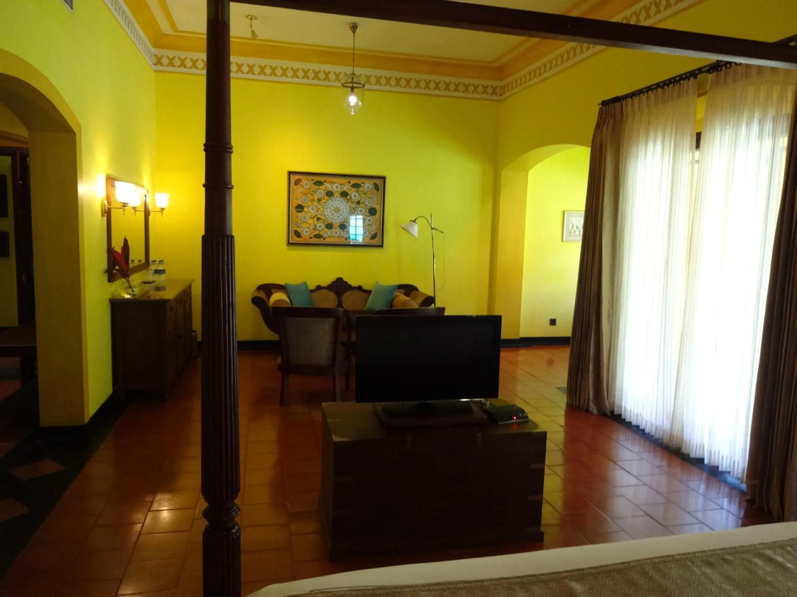 Living room in Taj Kumarakom Resort and Spa Kerala