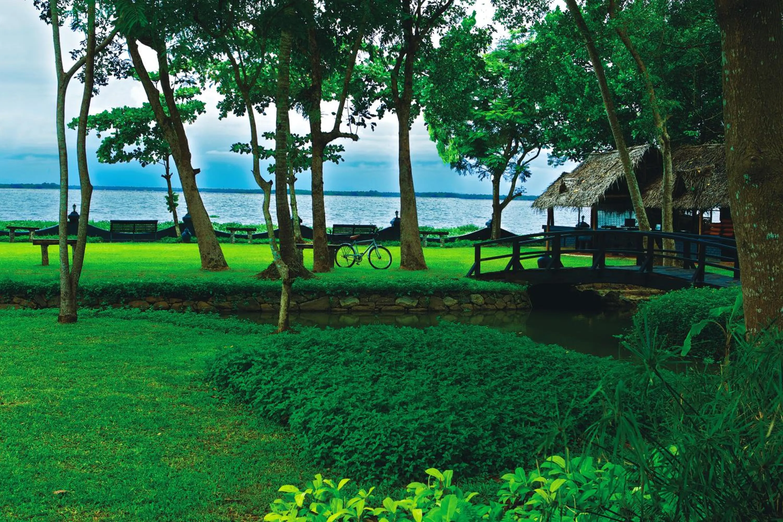 Garden in Taj Kumarakom Resort and Spa Kerala