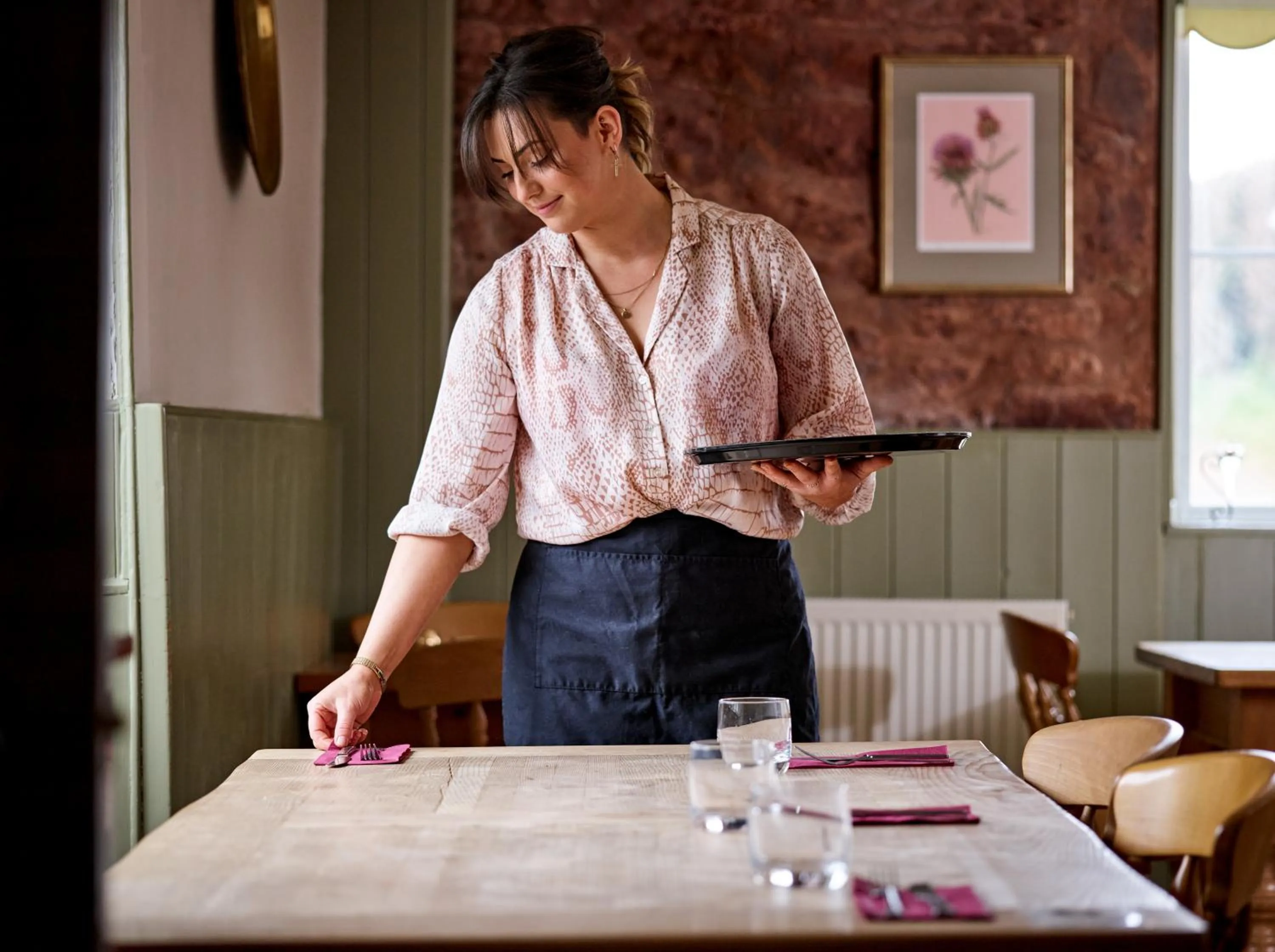 Dining area in The Martlet Inn
