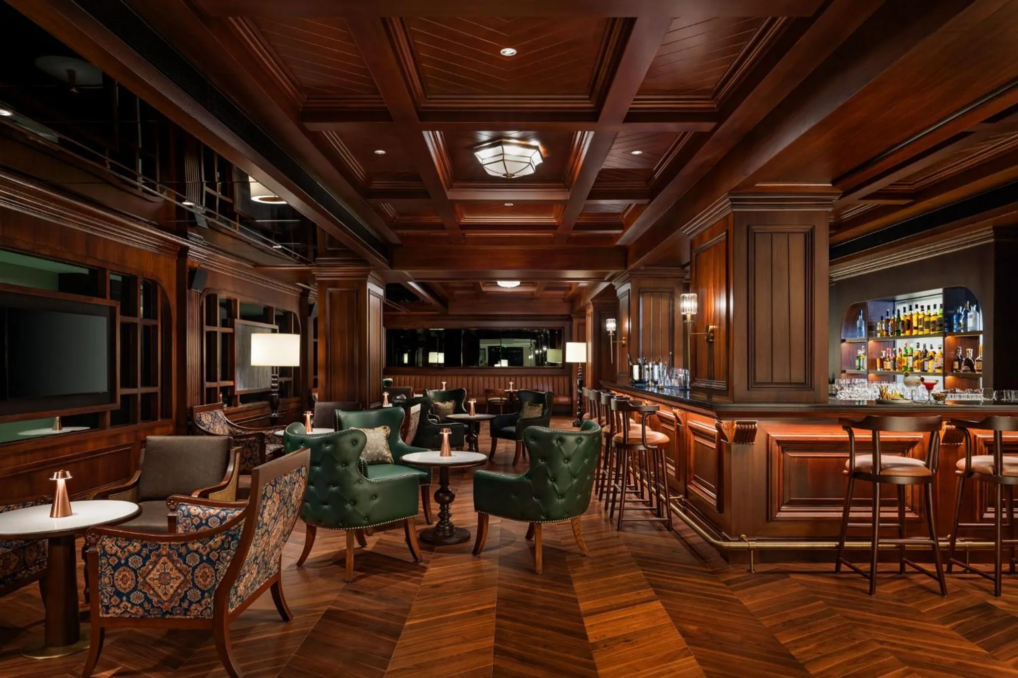 Lounge or bar in Taj Malabar Resort & Spa, Cochin.