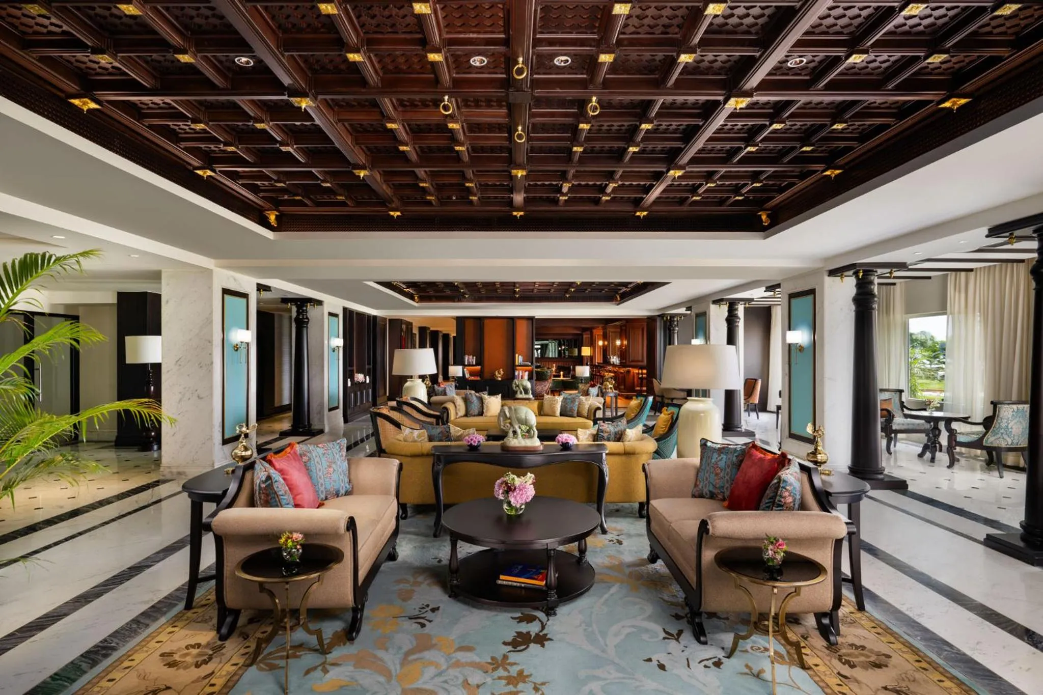 Lobby or reception in Taj Malabar Resort & Spa, Cochin.