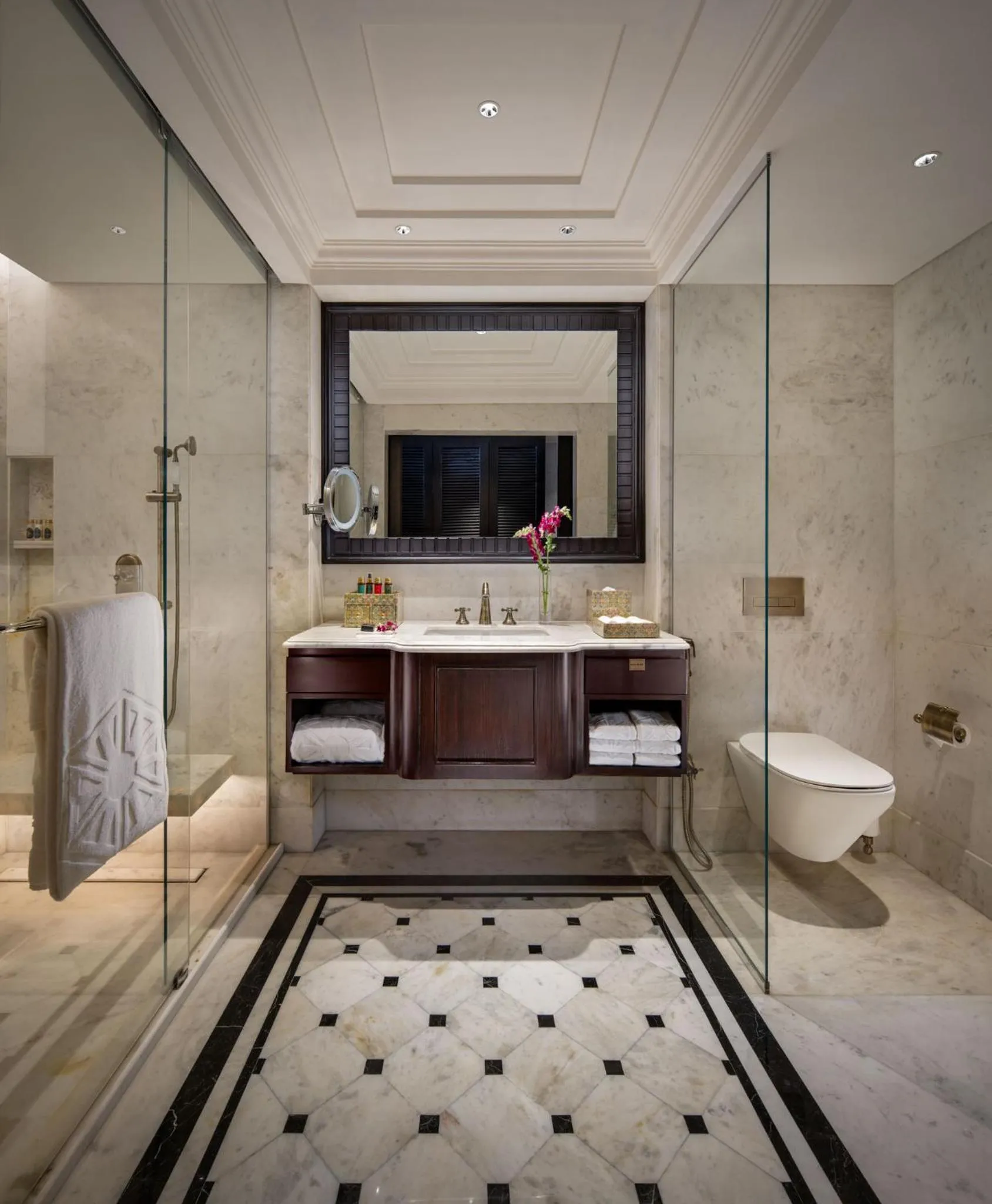 Bathroom in Taj Malabar Resort & Spa, Cochin.