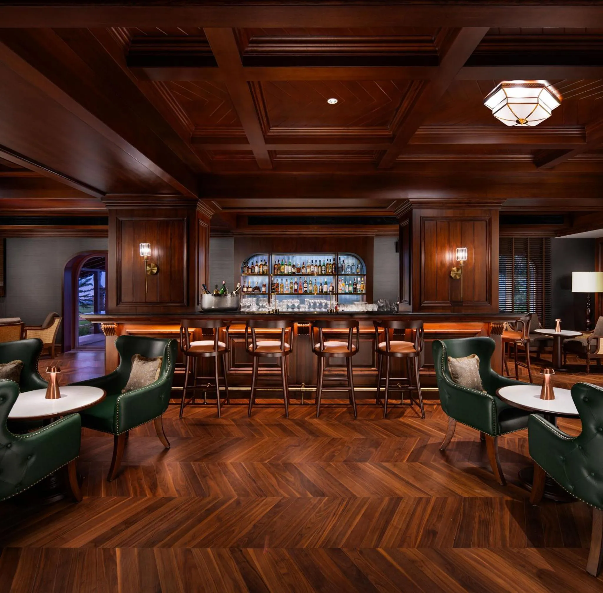 Lounge or bar in Taj Malabar Resort & Spa, Cochin.