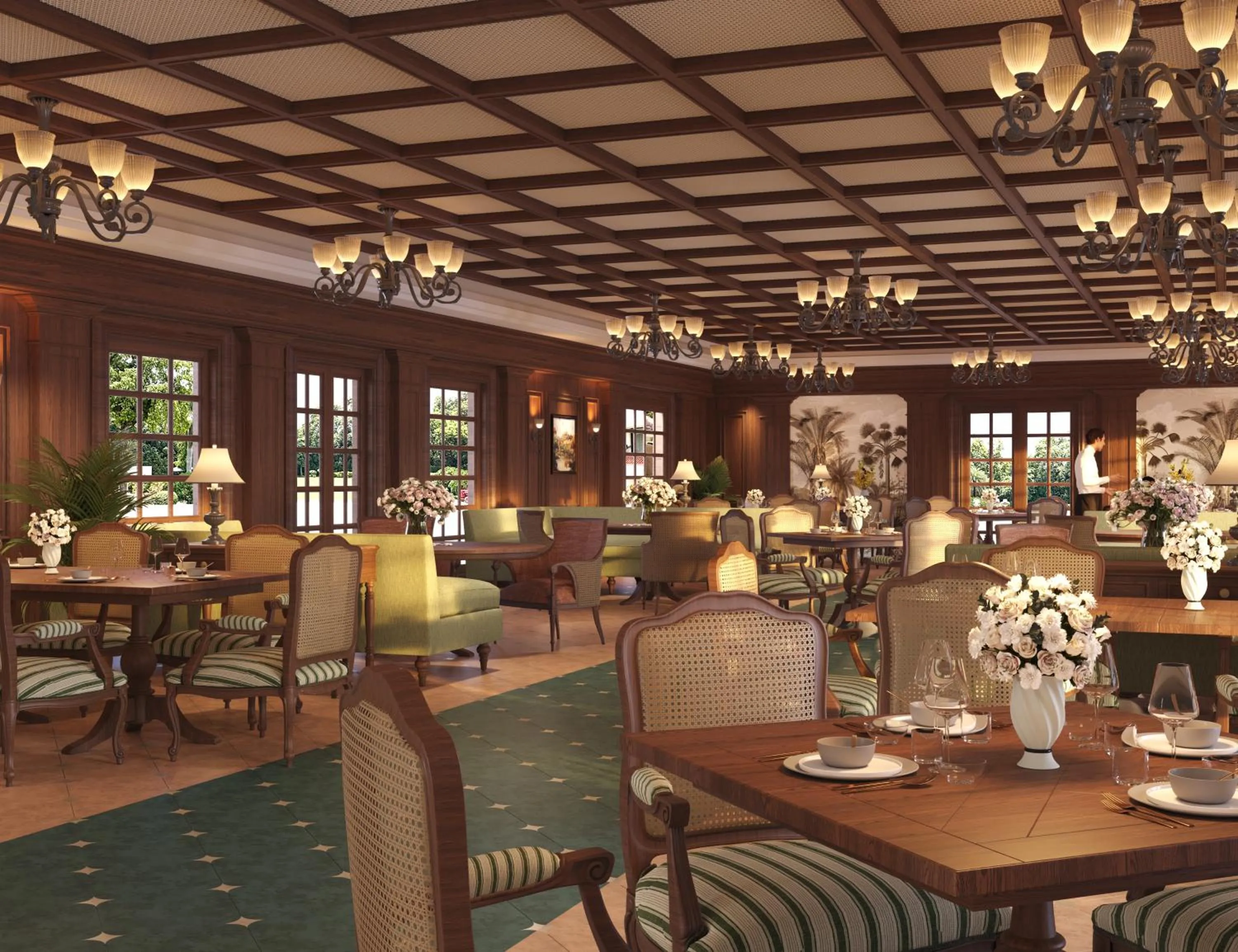 Restaurant/places to eat in The Maharaja's Lodge, Ranthambore