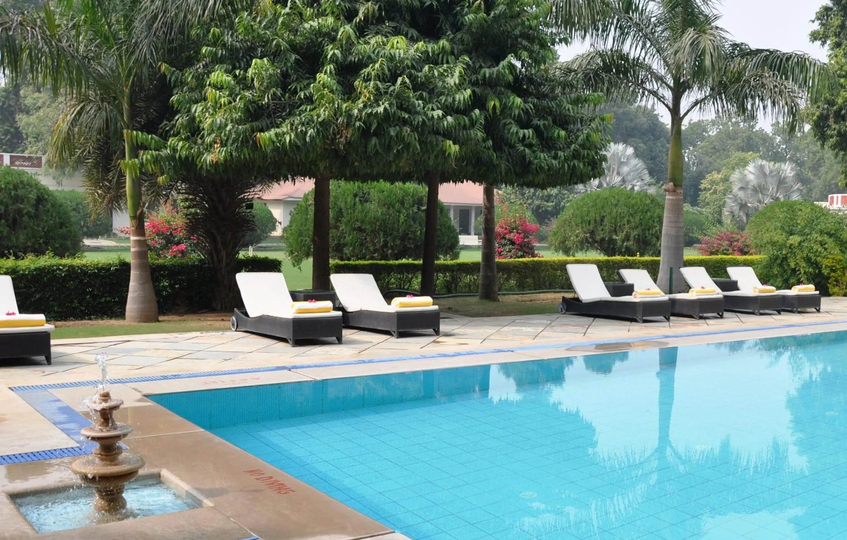 Swimming pool in The Maharaja's Lodge, Ranthambore