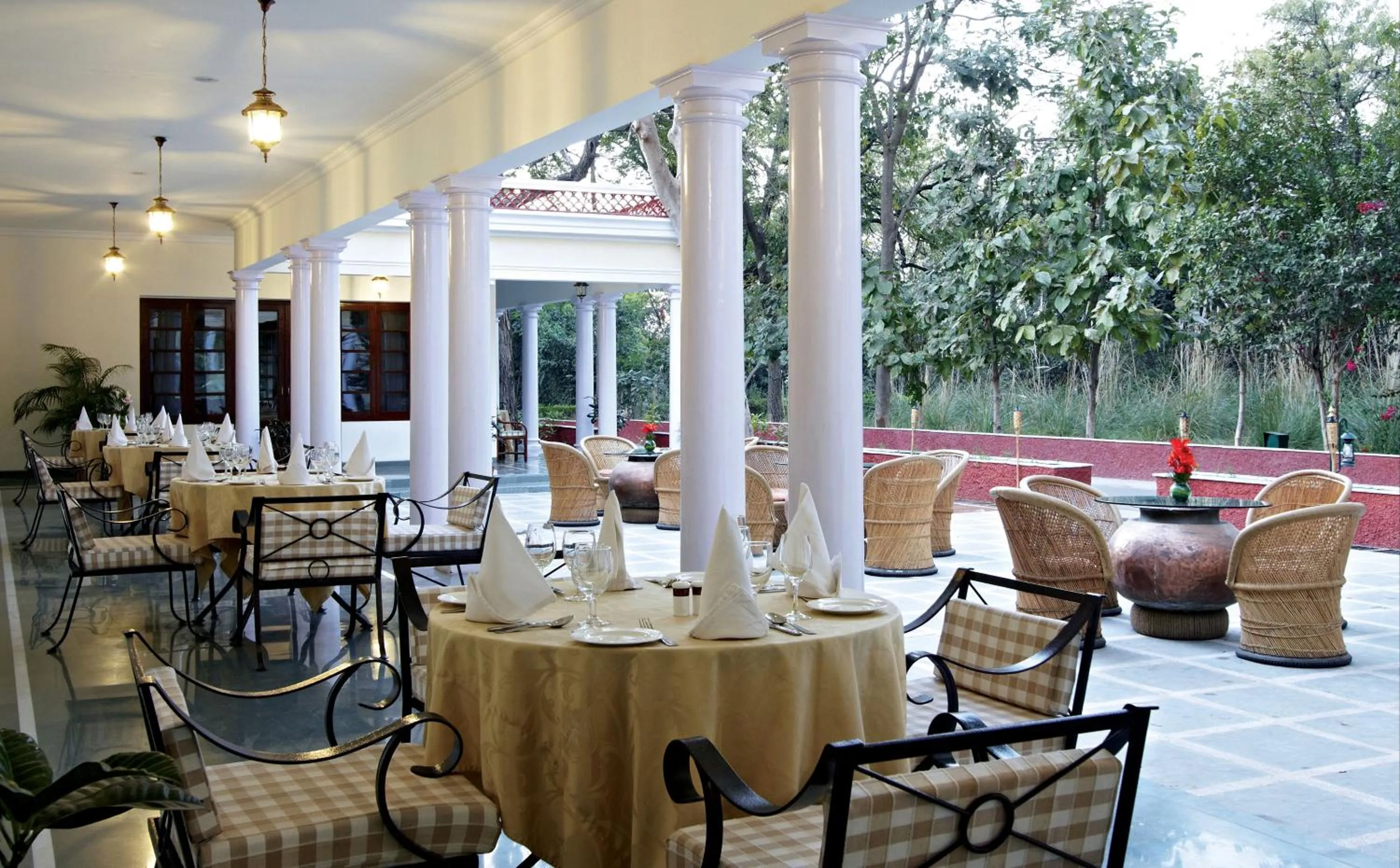 Restaurant/places to eat in The Maharaja's Lodge, Ranthambore