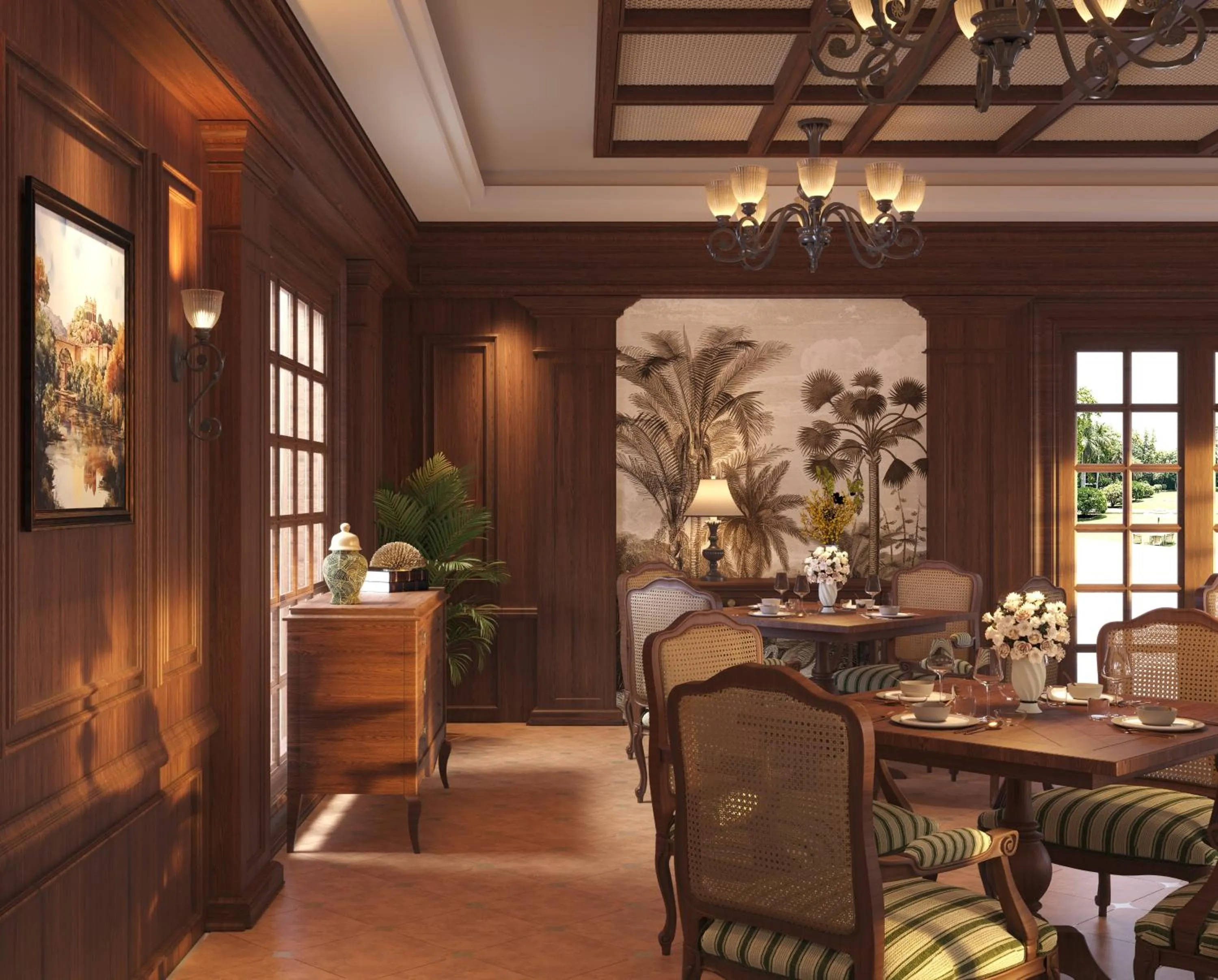 Restaurant/places to eat in The Maharaja's Lodge, Ranthambore