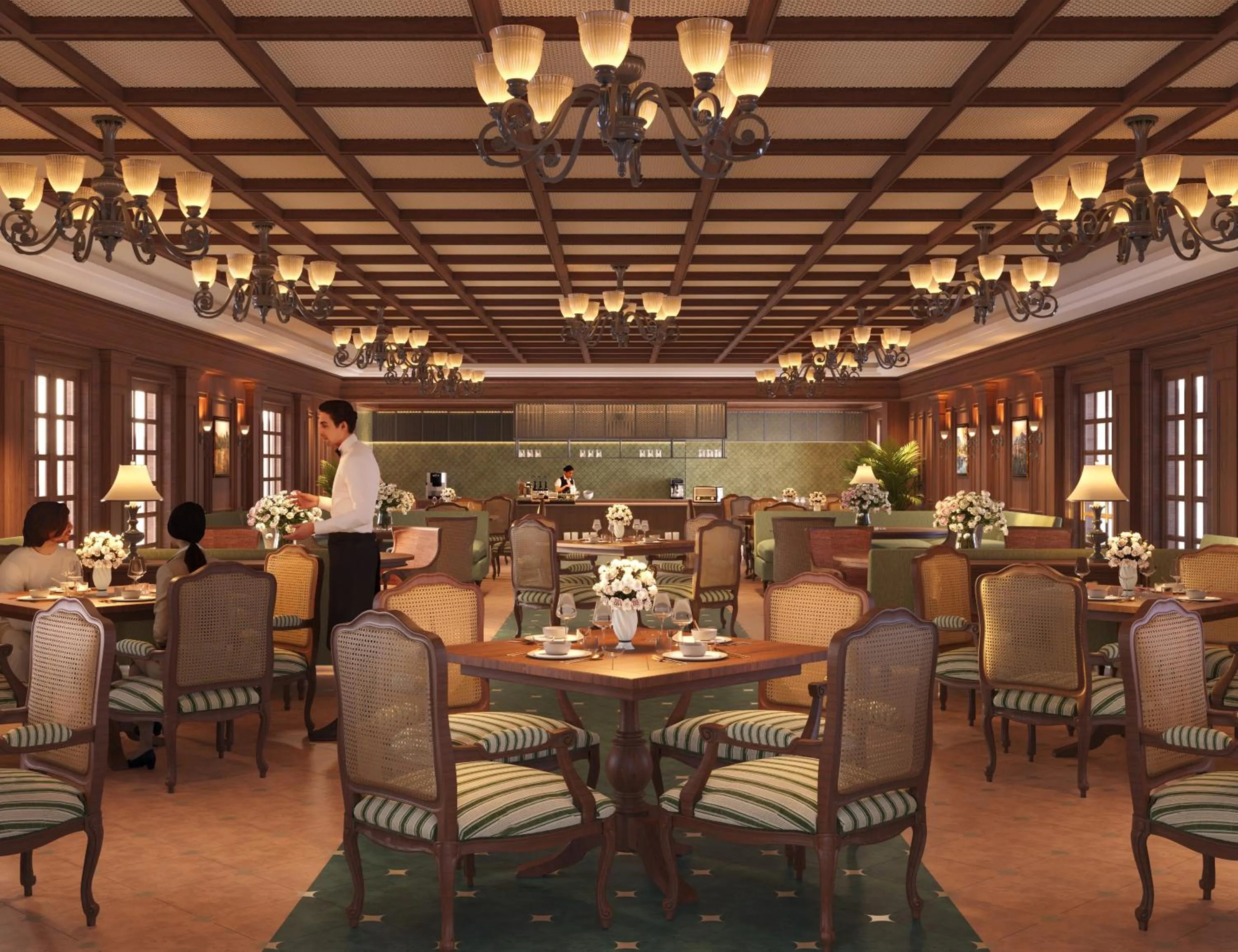 Restaurant/places to eat in The Maharaja's Lodge, Ranthambore