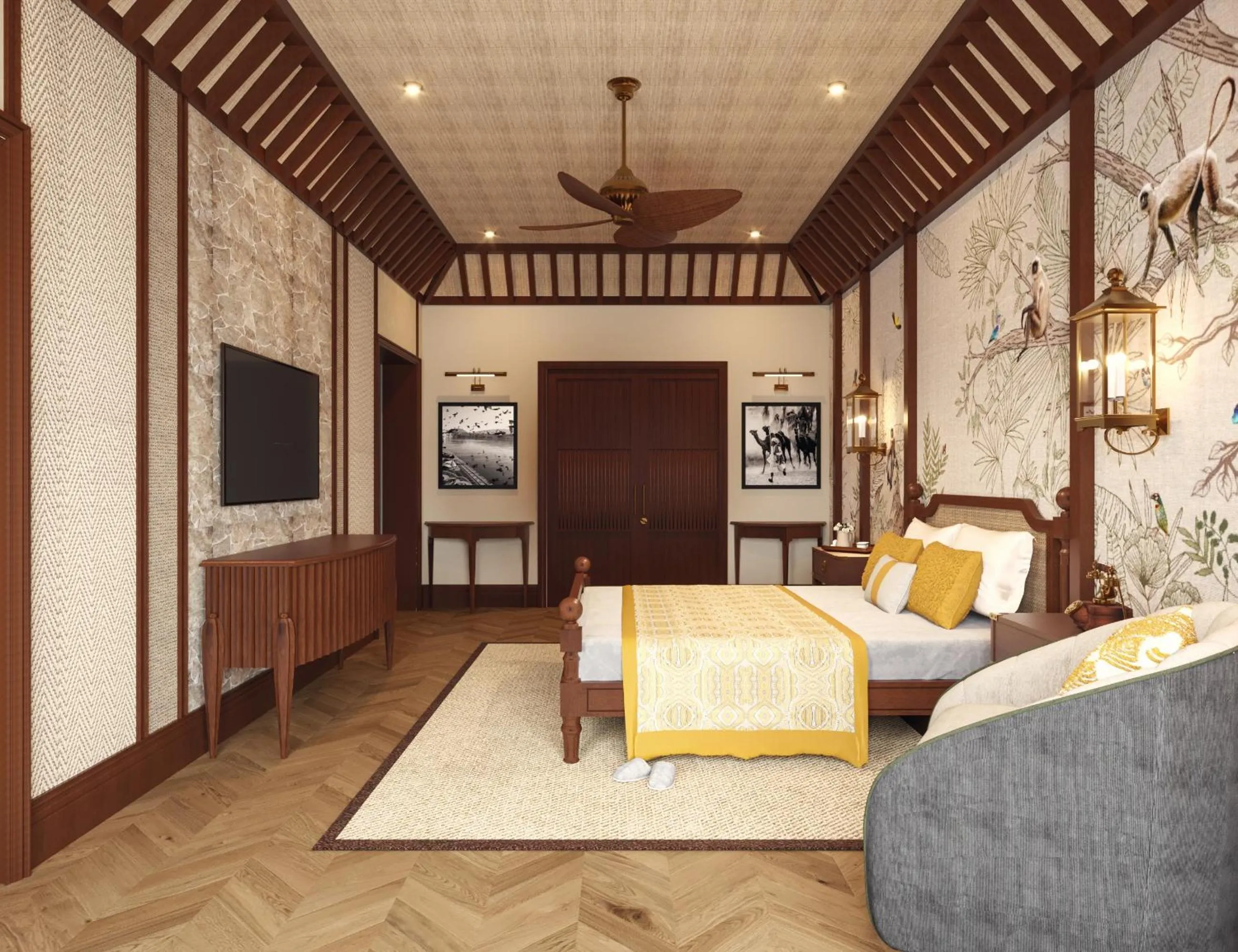 View (from property/room) in The Maharaja's Lodge, Ranthambore