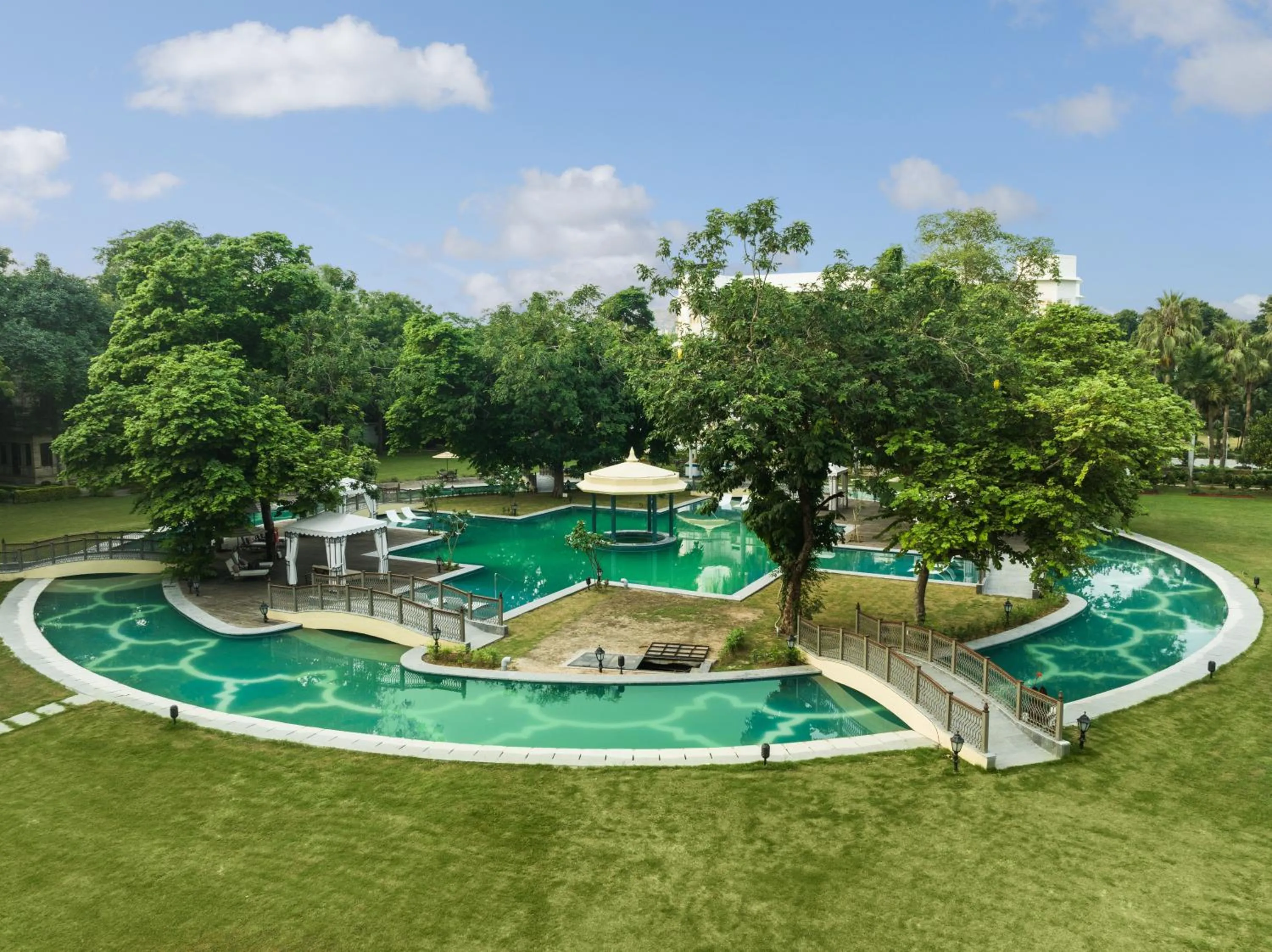 Swimming pool in Taj Usha Kiran Palace, Gwalior
