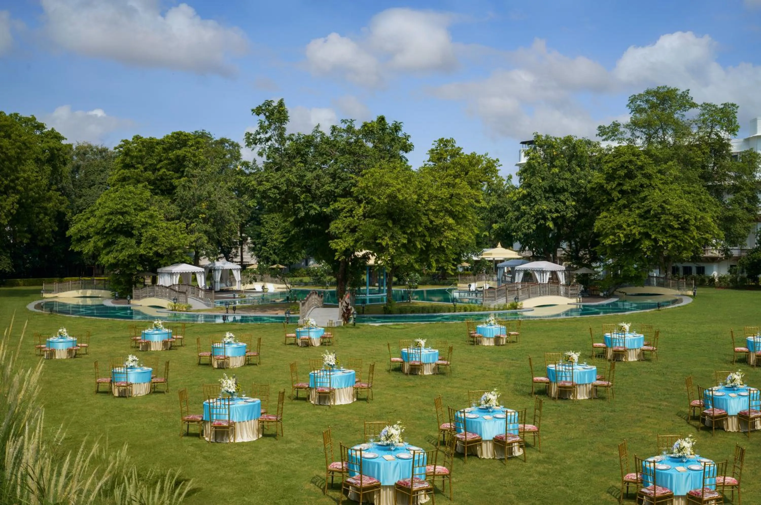 Natural landscape in Taj Usha Kiran Palace, Gwalior