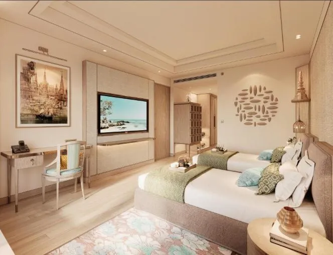 Bed in Taj Ganges Varanasi