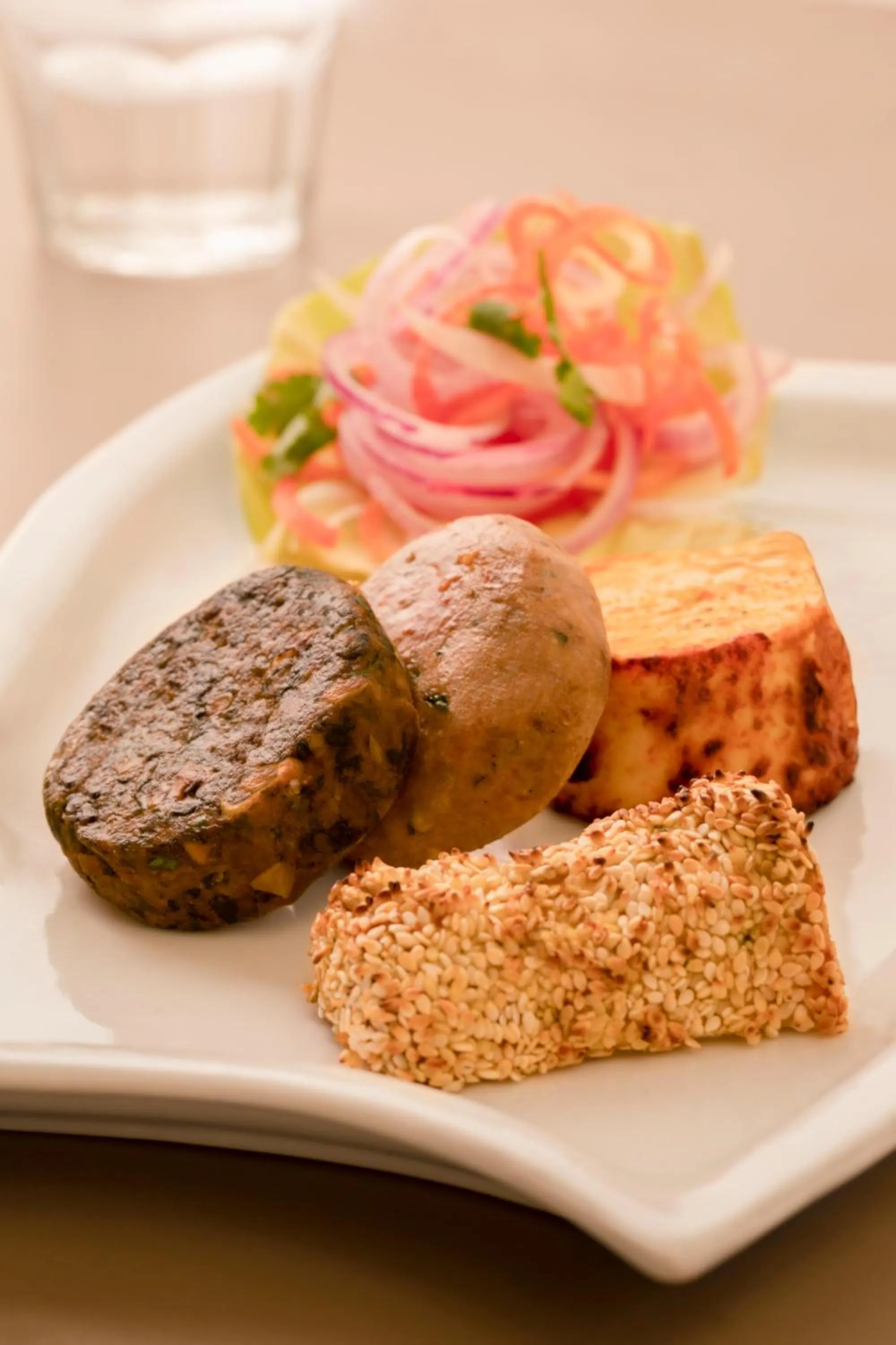 Food close-up in Taj Ganges Varanasi