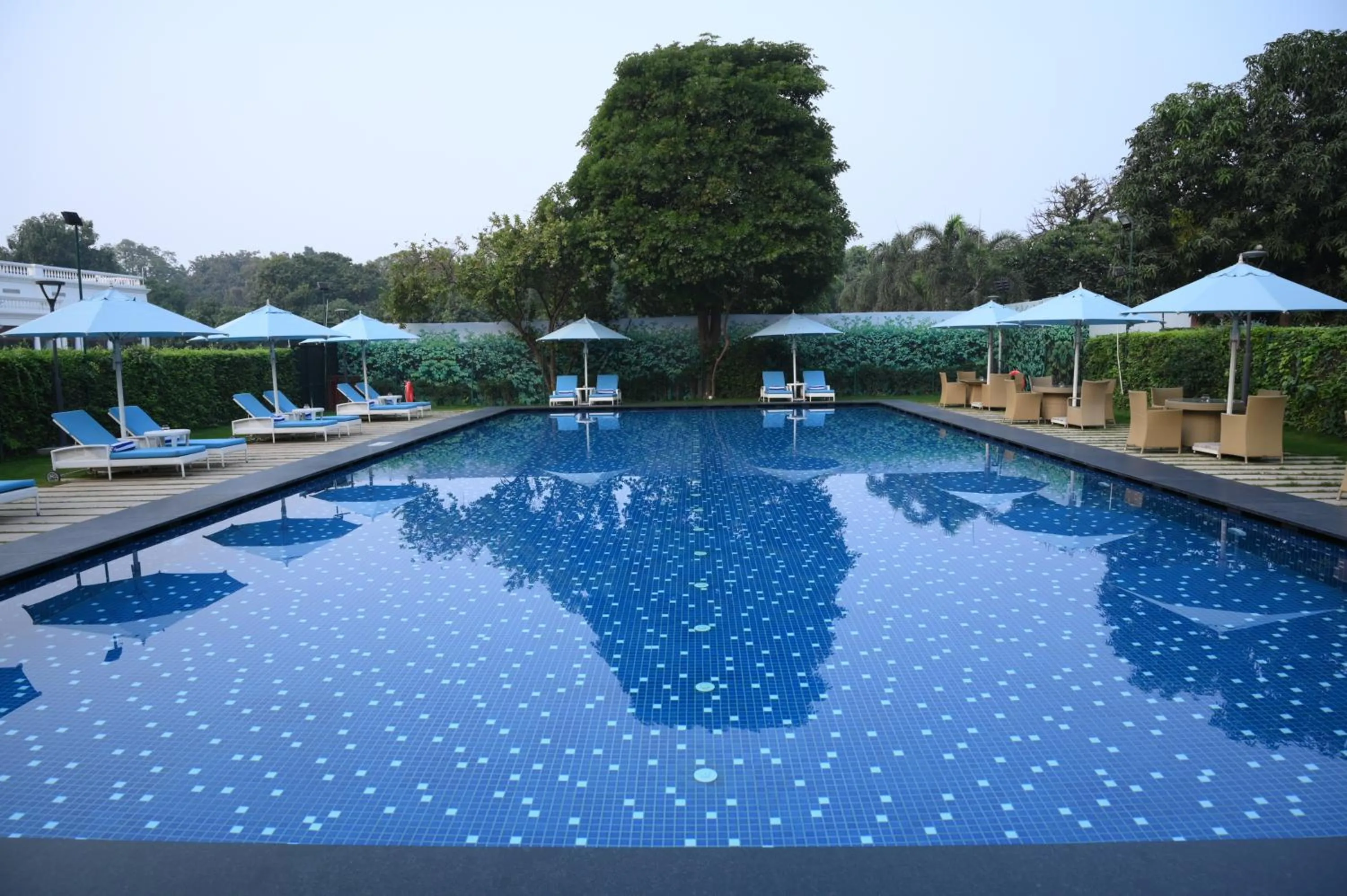 Swimming pool in Taj Ganges Varanasi