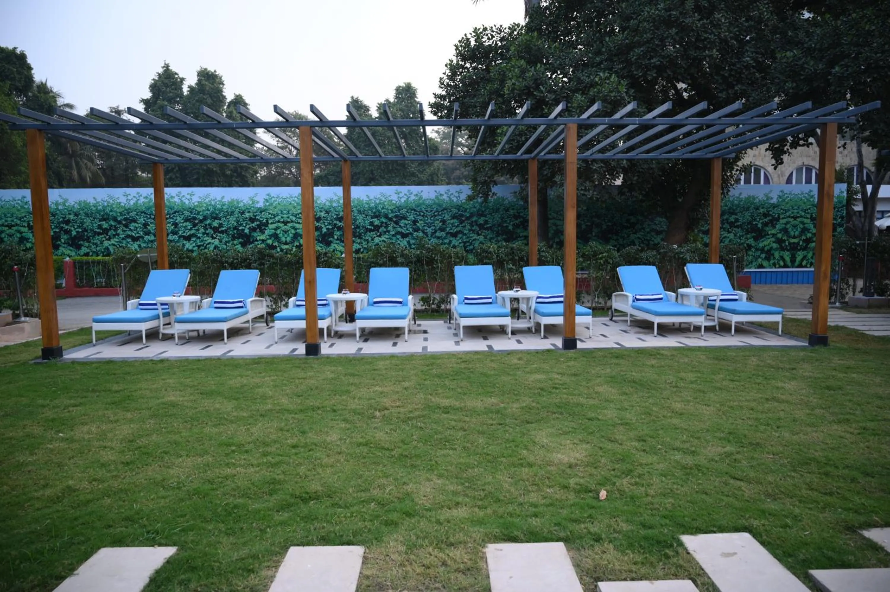 Swimming pool in Taj Ganges Varanasi