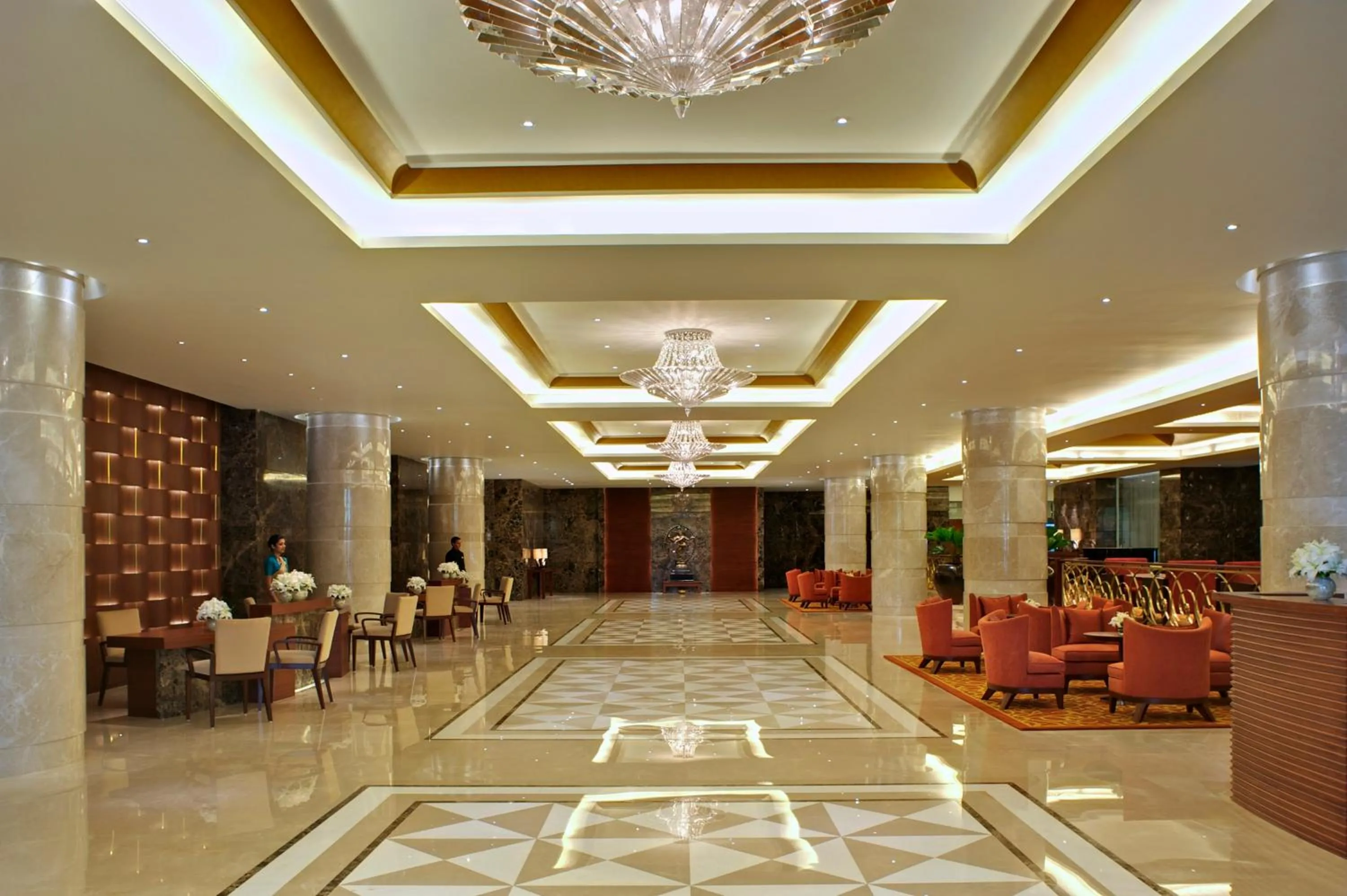 Lobby or reception in Taj Coromandel