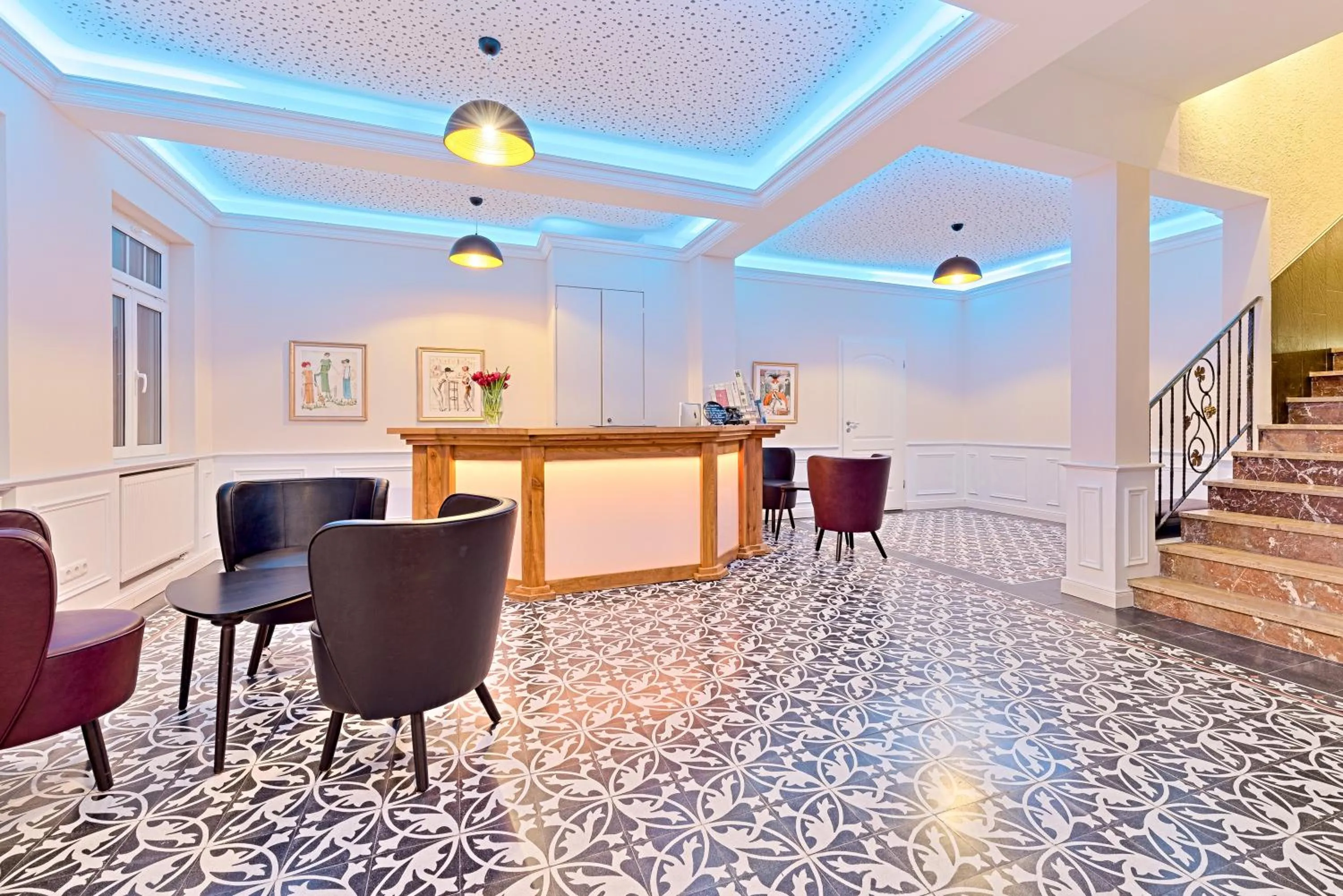 Lobby or reception in Hotel Weinberg-Schlößchen