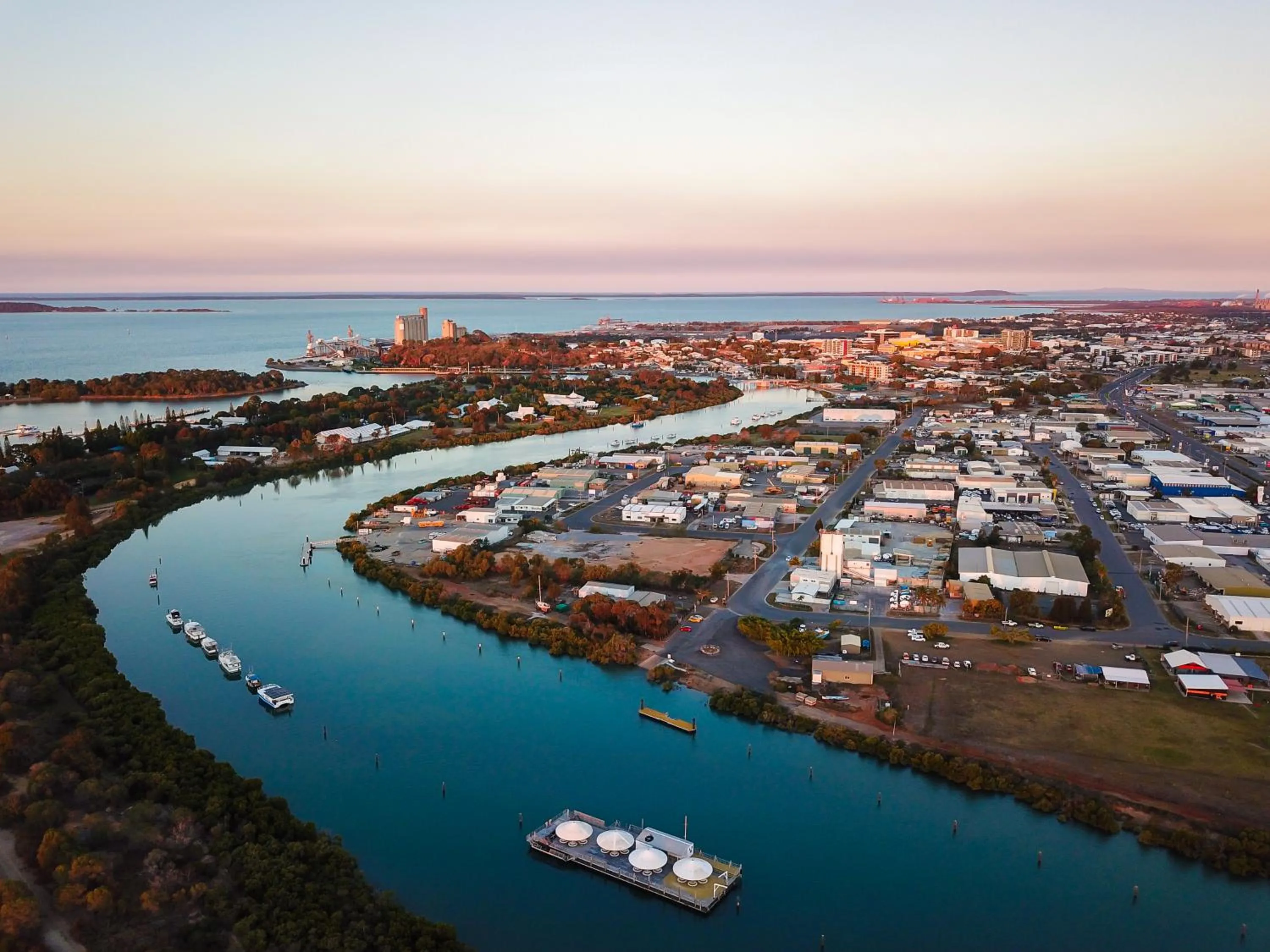 Bird's eye view in CQ Motel Gladstone