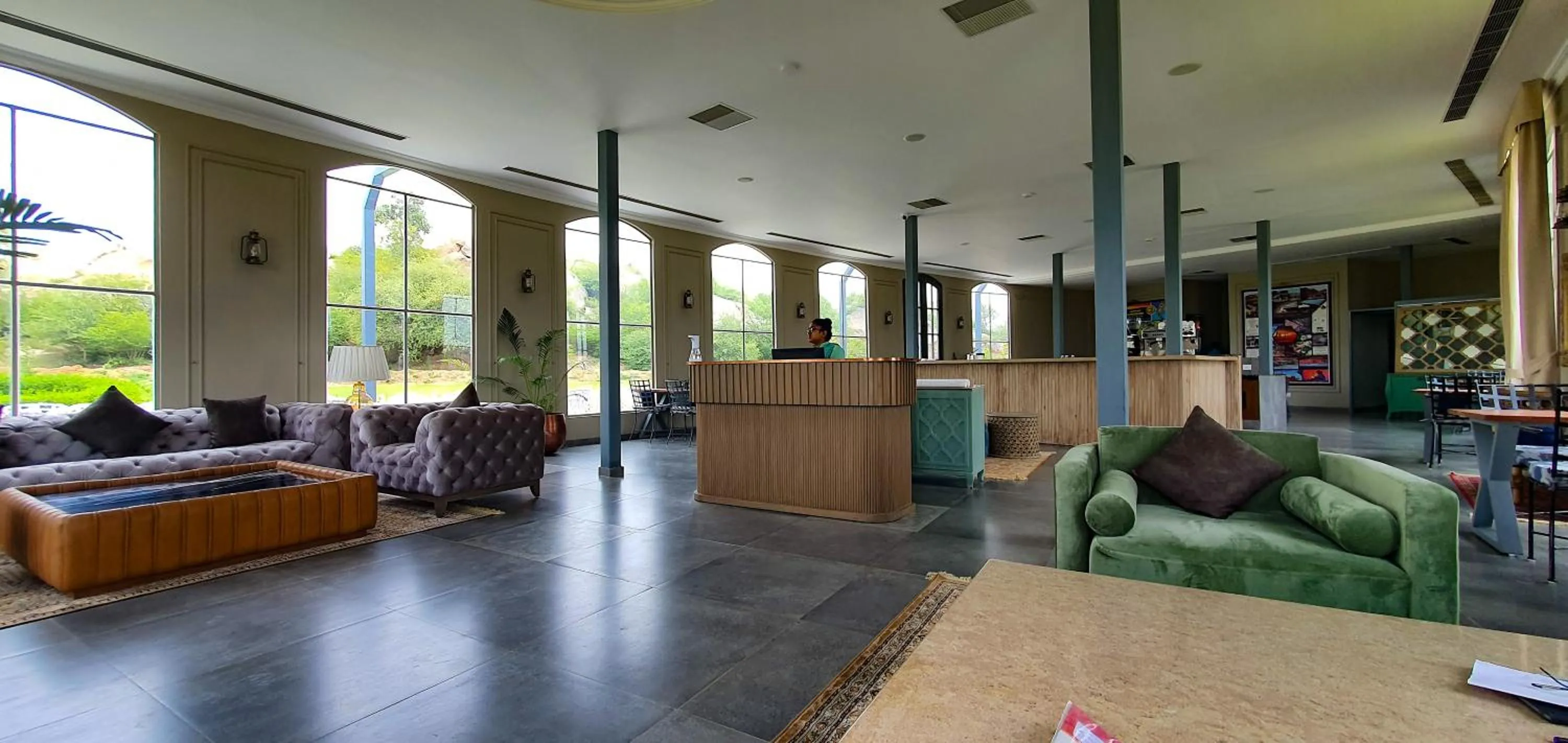 Lobby or reception in WelcomHeritage Cheetahgarh Resort & Spa