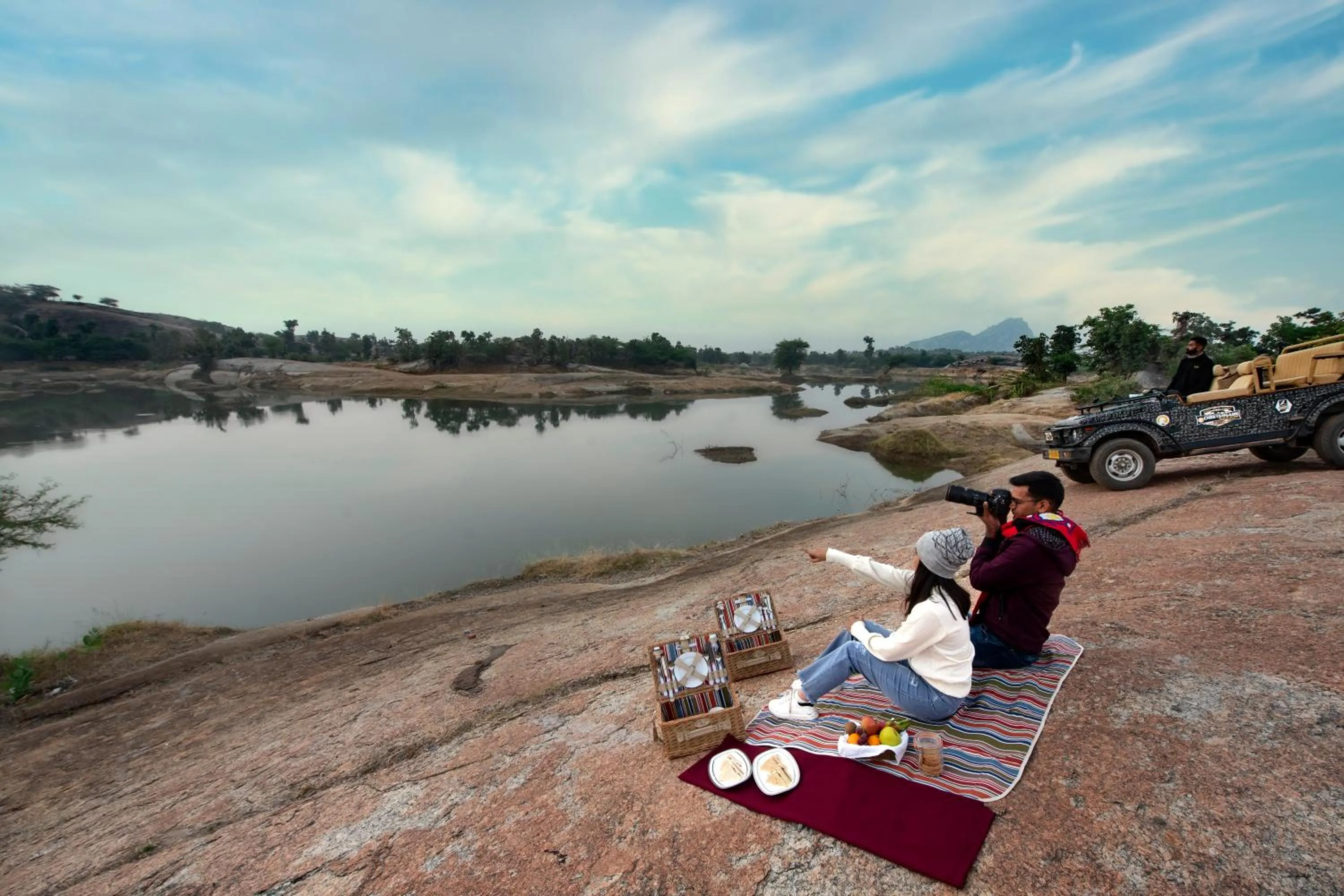 People in WelcomHeritage Cheetahgarh Resort & Spa