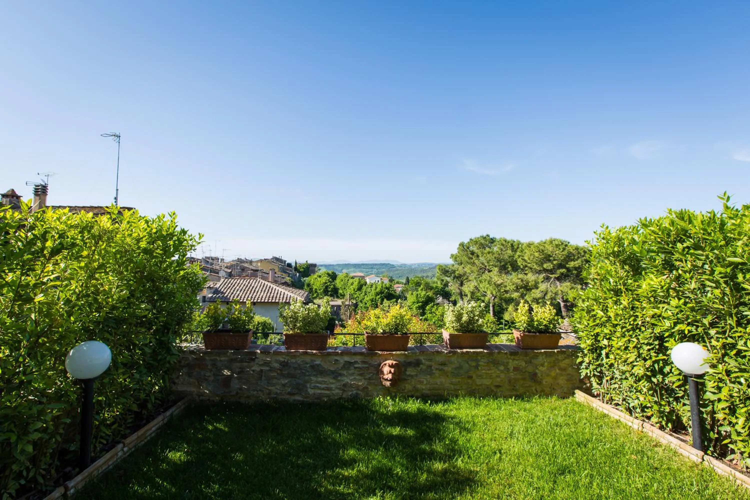 Garden in San Gimignano Town Garden