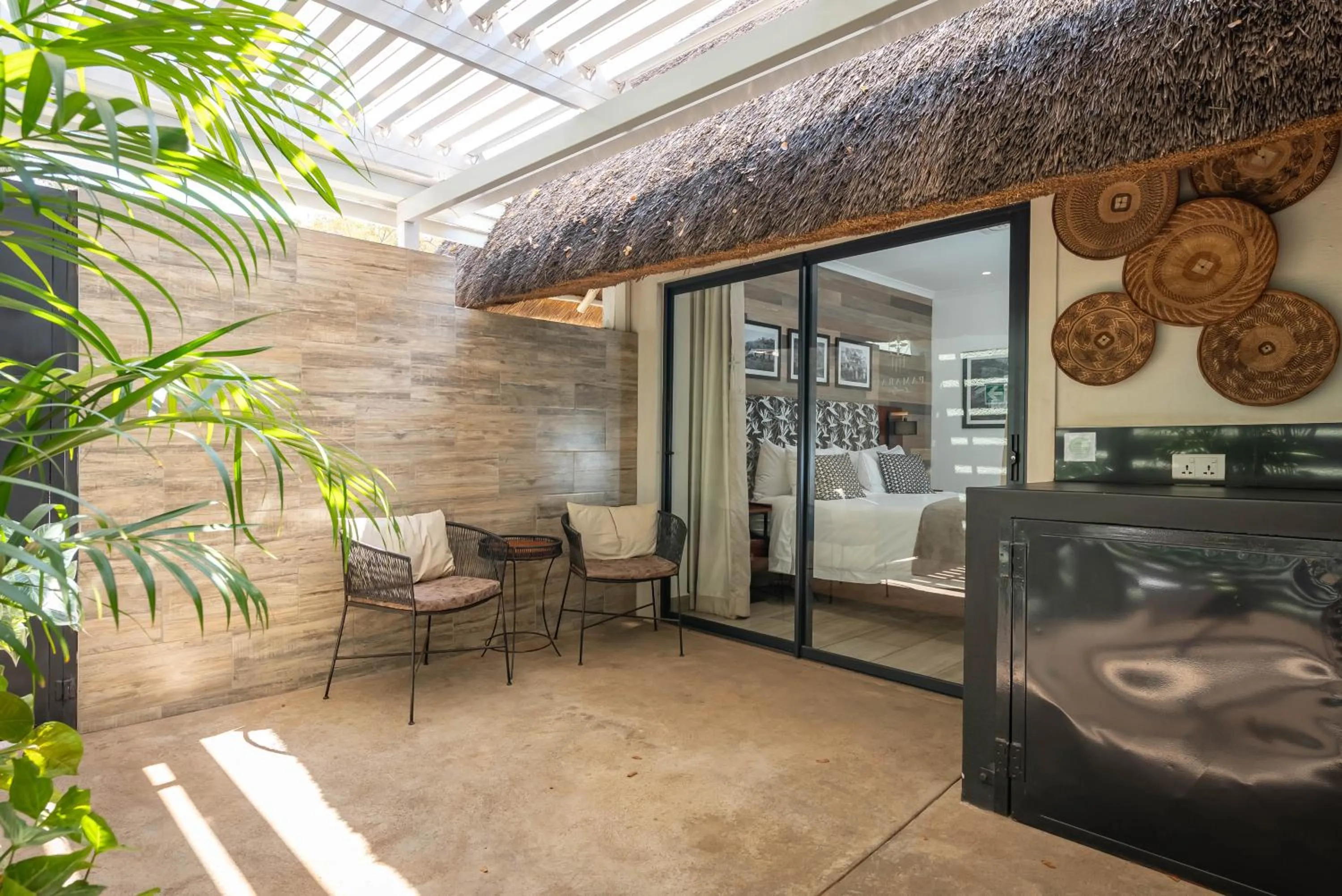 Patio in Pamarah Lodge