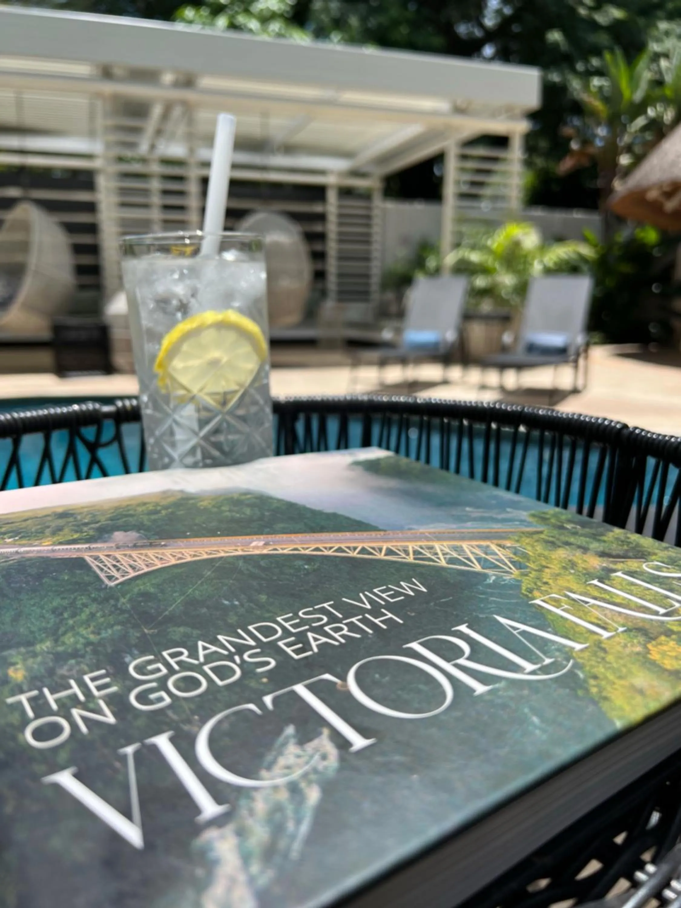 Pool view in Pamarah Lodge