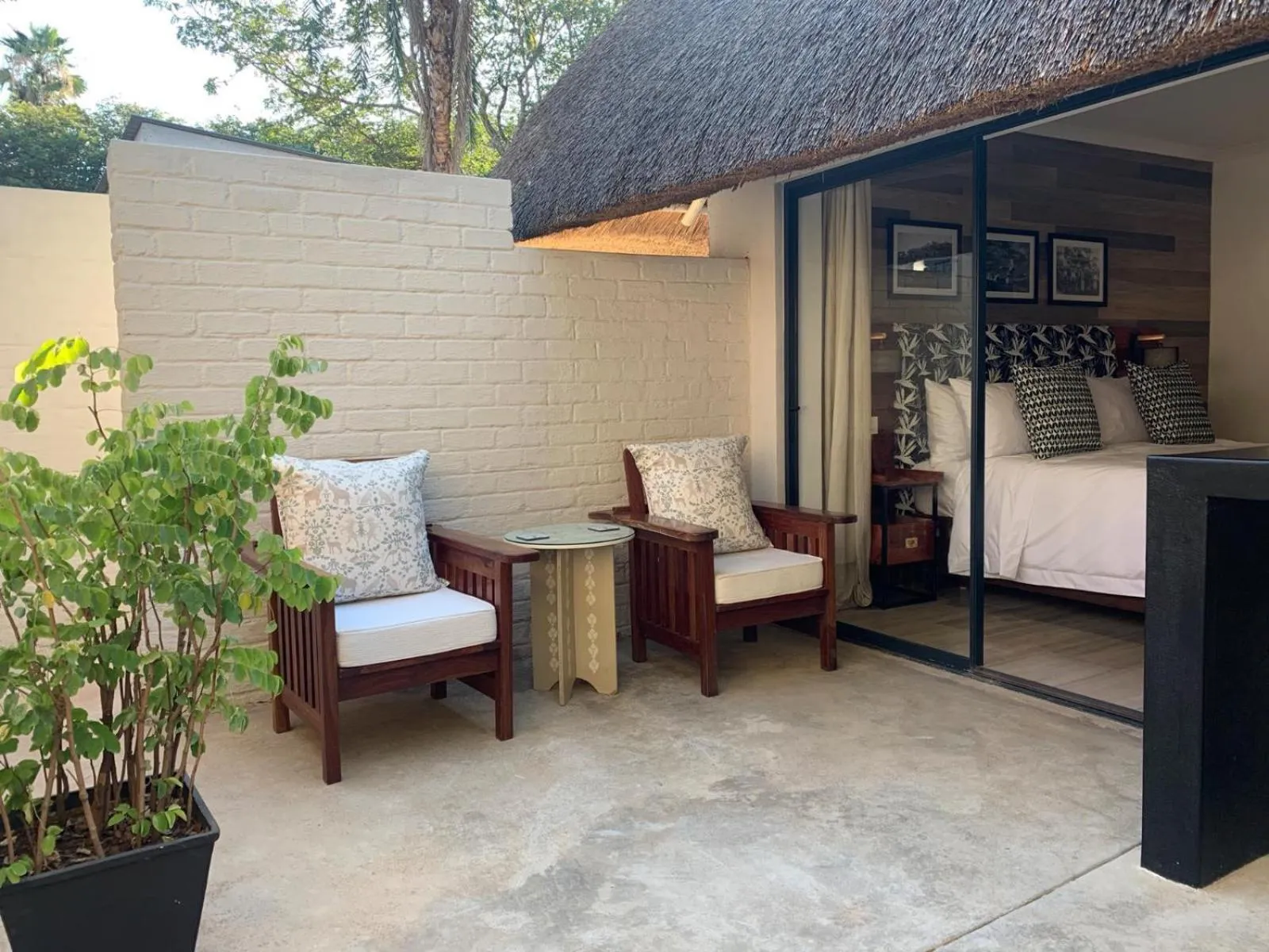 Patio in Pamarah Lodge