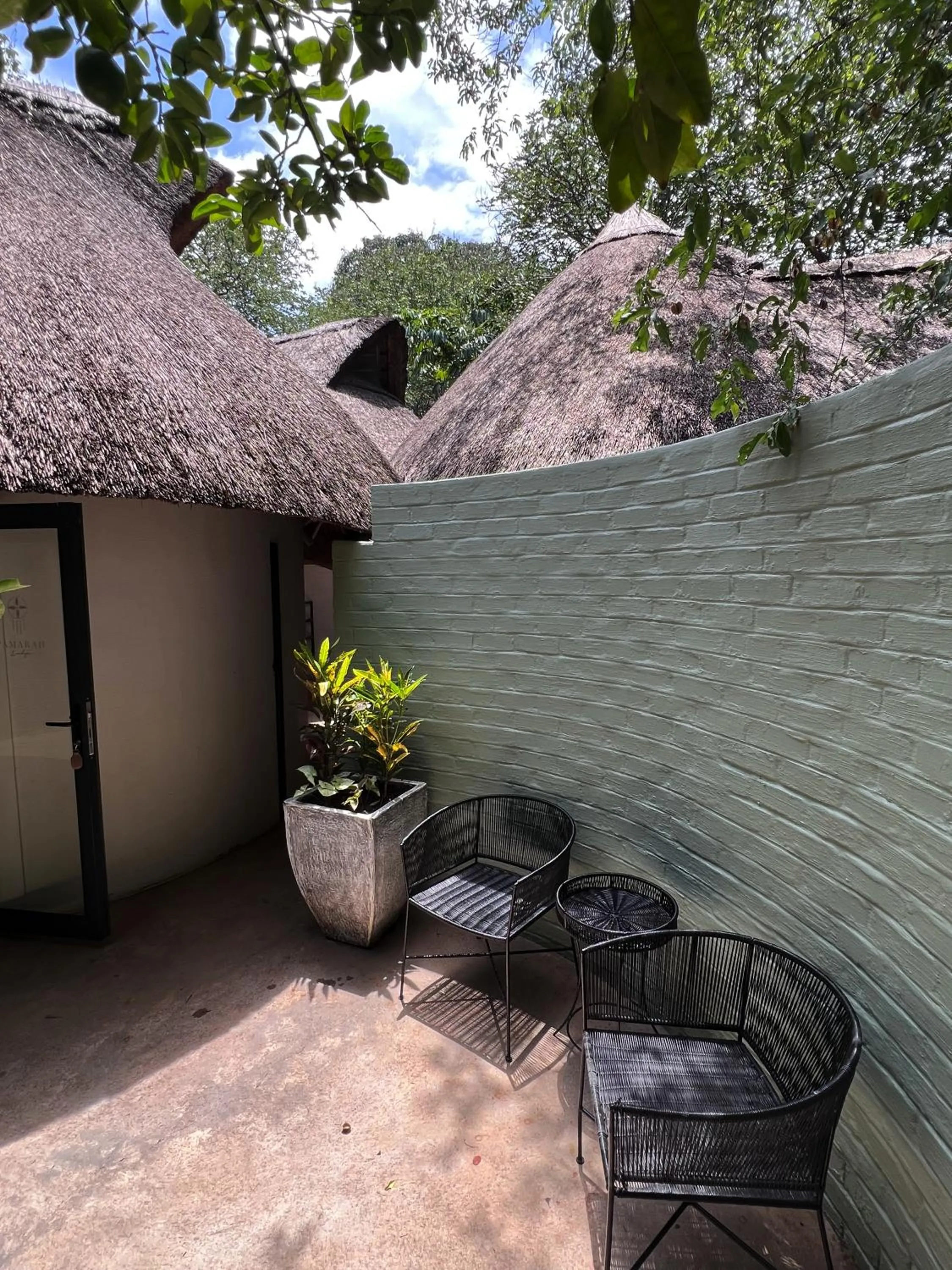 Patio in Pamarah Lodge