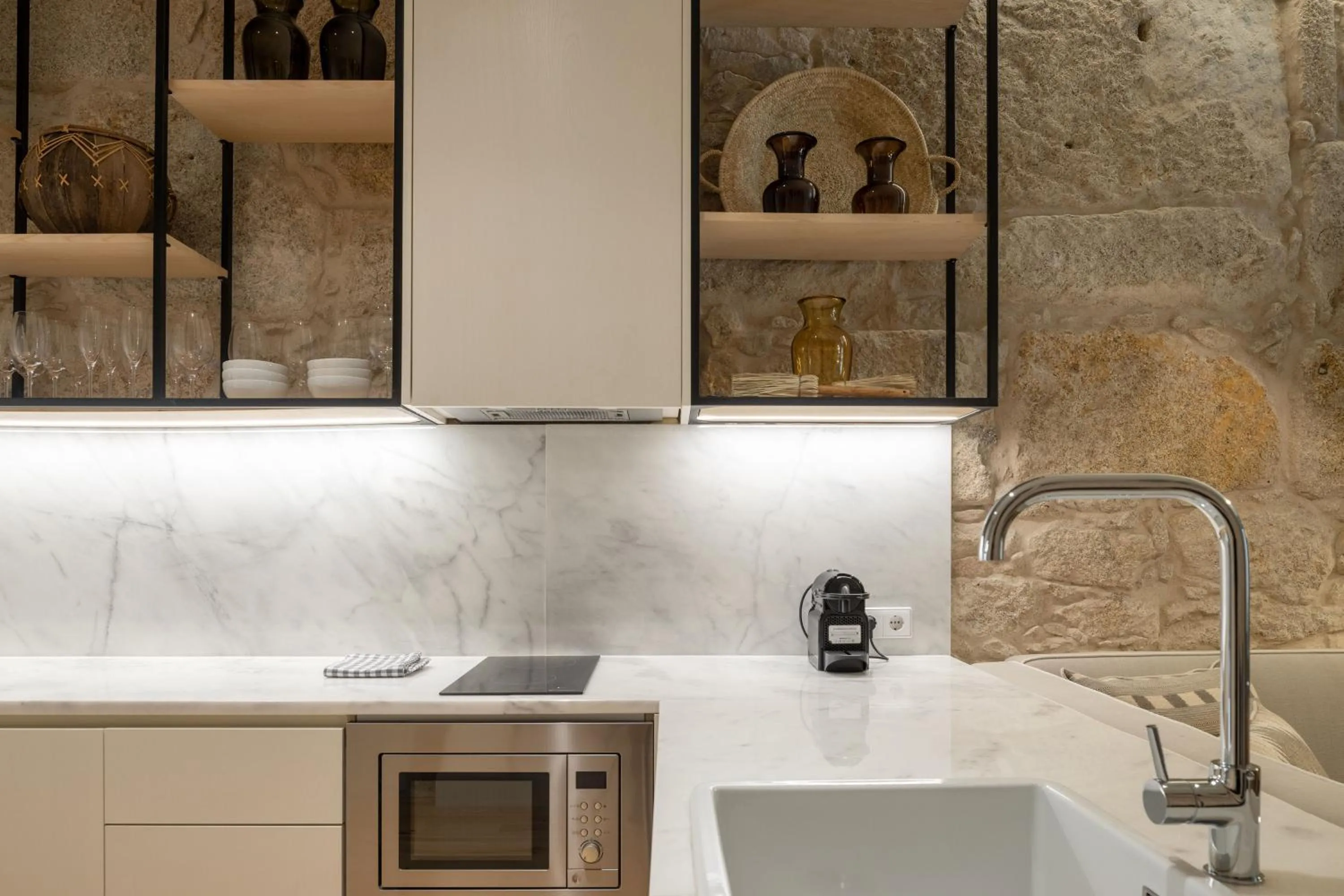 Kitchen or kitchenette in Líbere Porto Laranjais