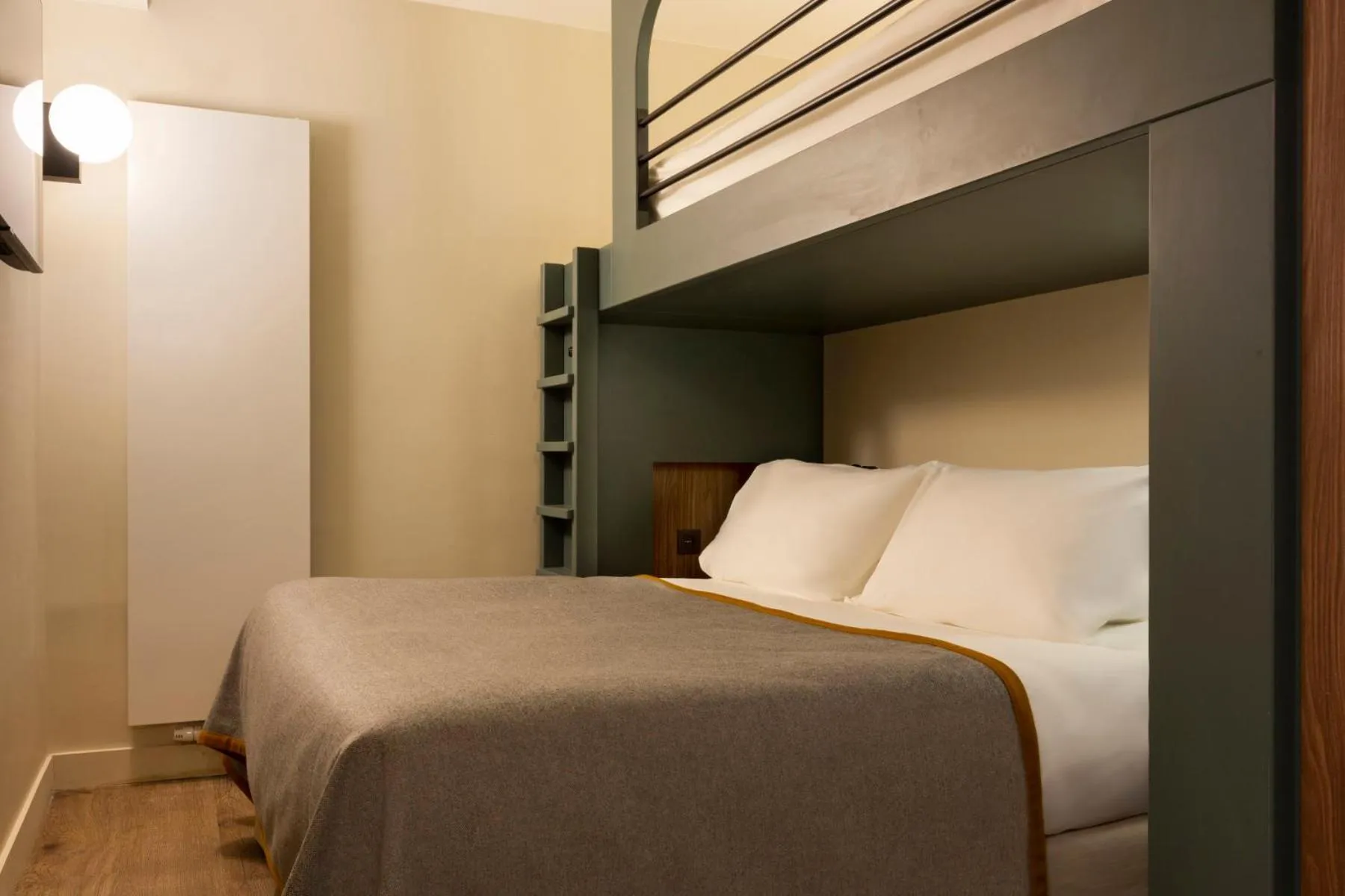 Bed in RockyPop Flaine Hotel & Spa