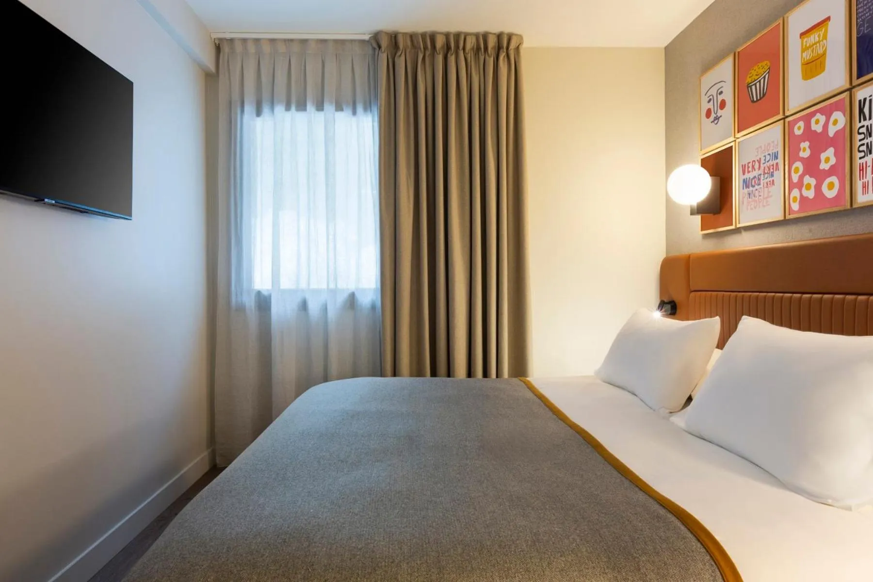 Bed in RockyPop Flaine Hotel & Spa