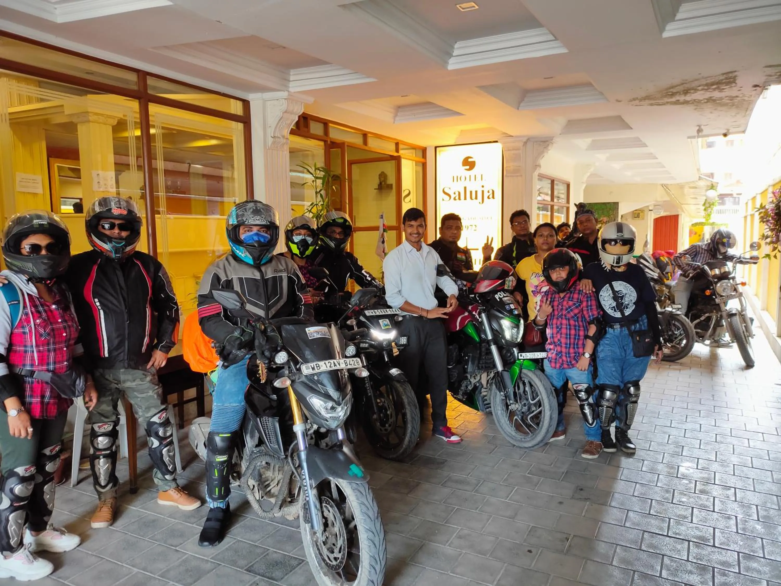 Guests in Hotel Saluja